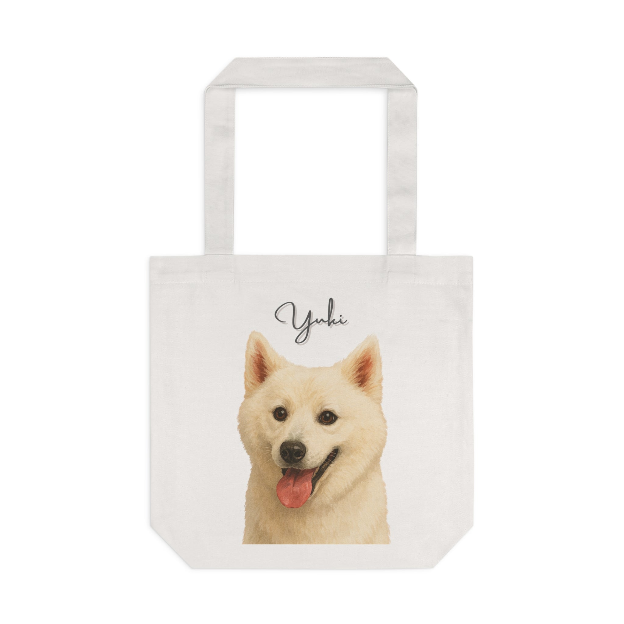 (Yuki) Personalized Dog Lover Tote Bag