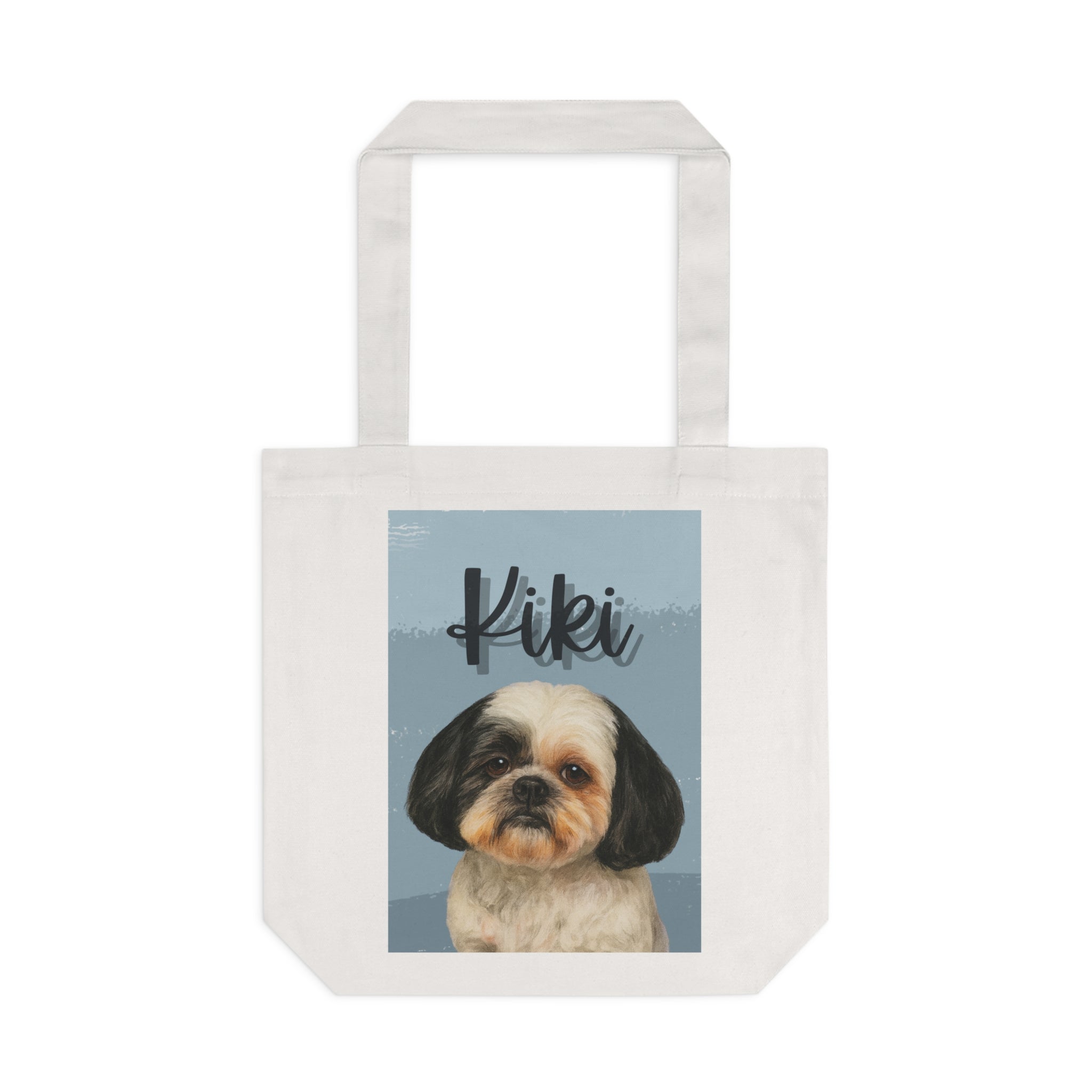 (Kiki) Personalized Dog Lover Tote Bag