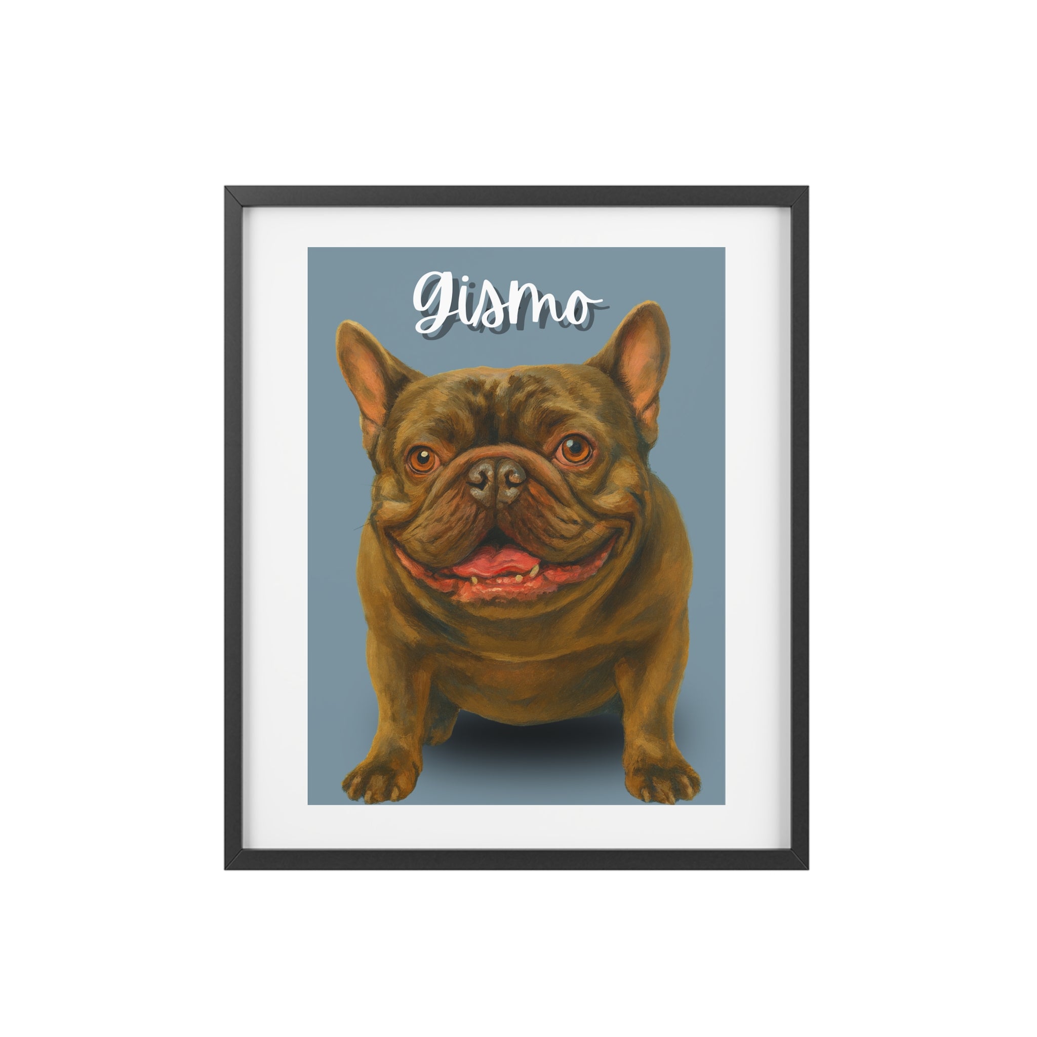 (Gizmo) Playful Dog Framed Poster