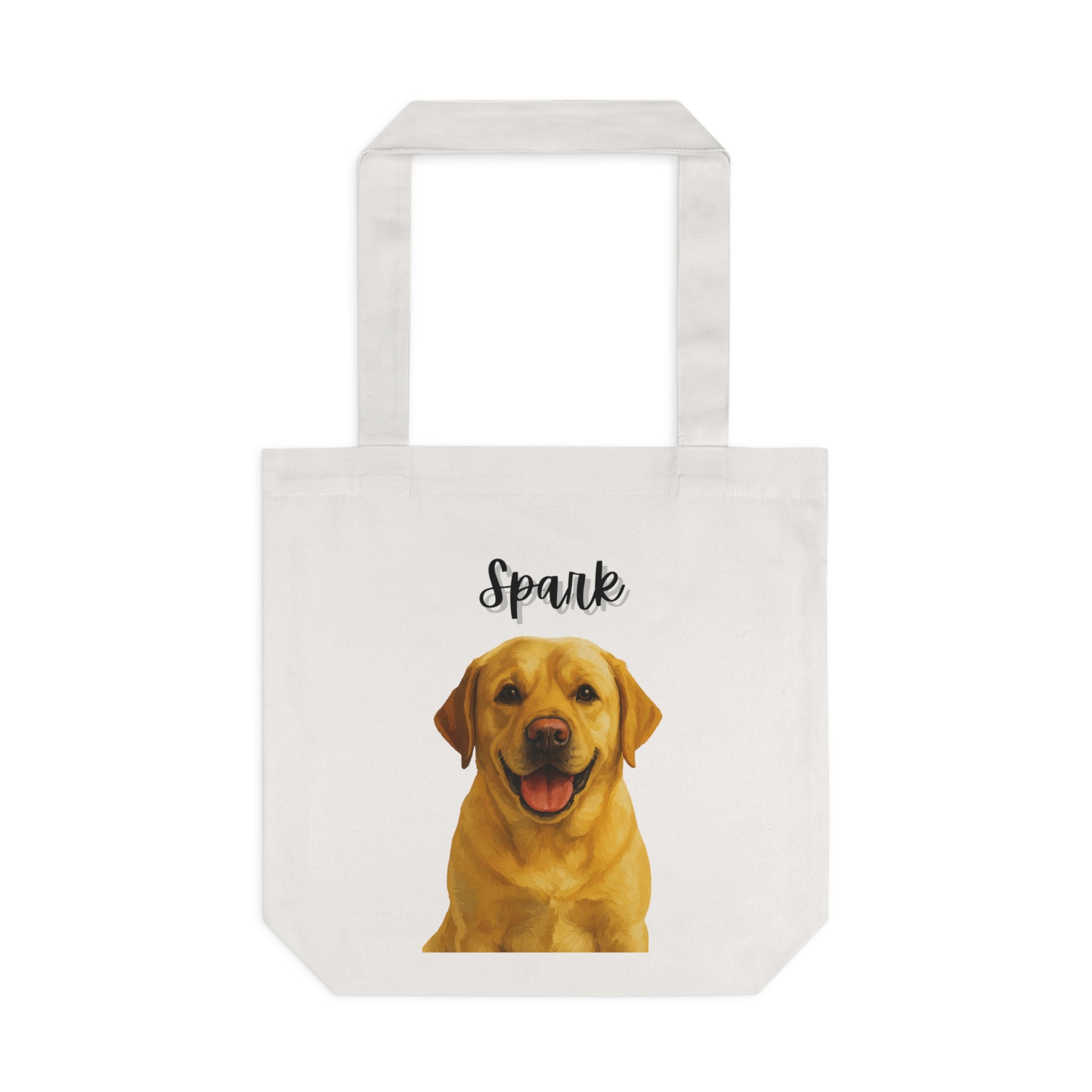 (Spark) Personalized Dog Lover Tote Bag