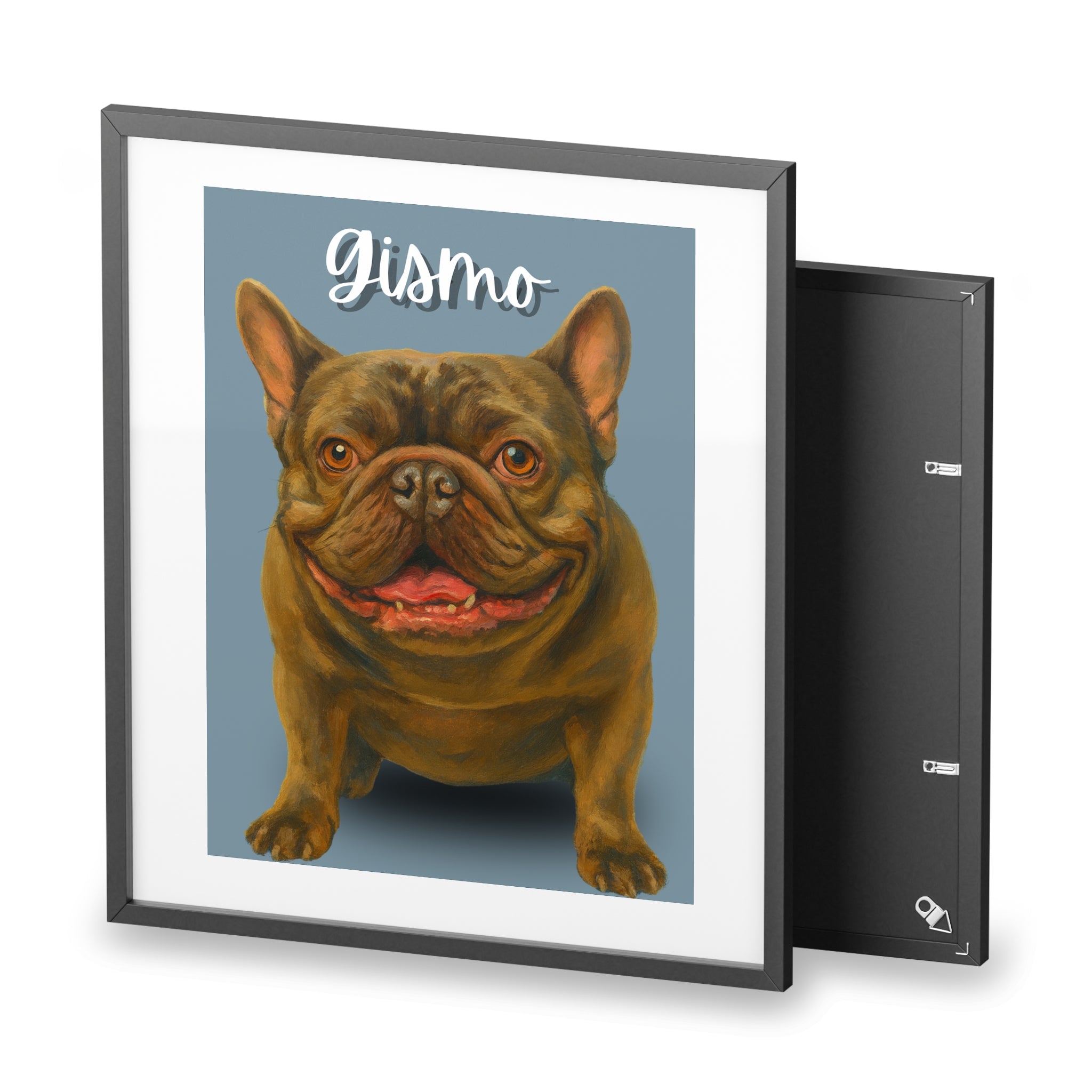 (Gizmo) Playful Dog Framed Poster