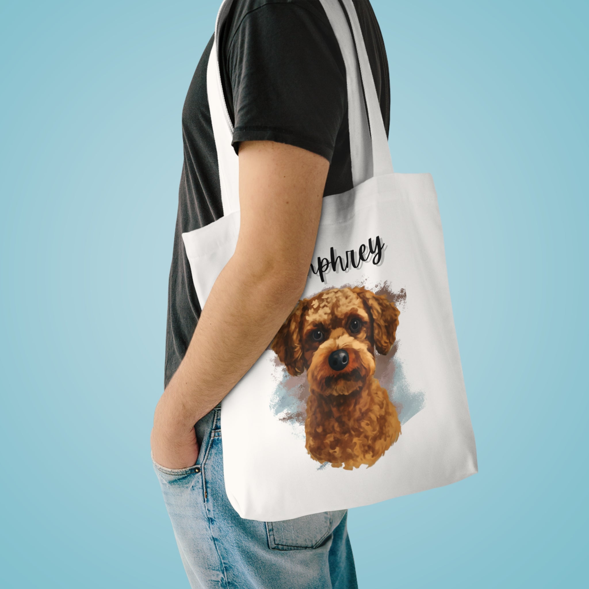 (Humphrey) Personalized Dog Lover Tote Bag
