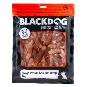 Blackdog Sweet Potato & Chicken Wrap - doggiebox Australia