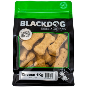 Blackdog Cheese Biscuits 1kg x 10pk - doggiebox Australia