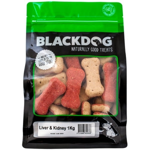 Blackdog Liver & Kidney Biscuit 1kg x 10pk - doggiebox Australia
