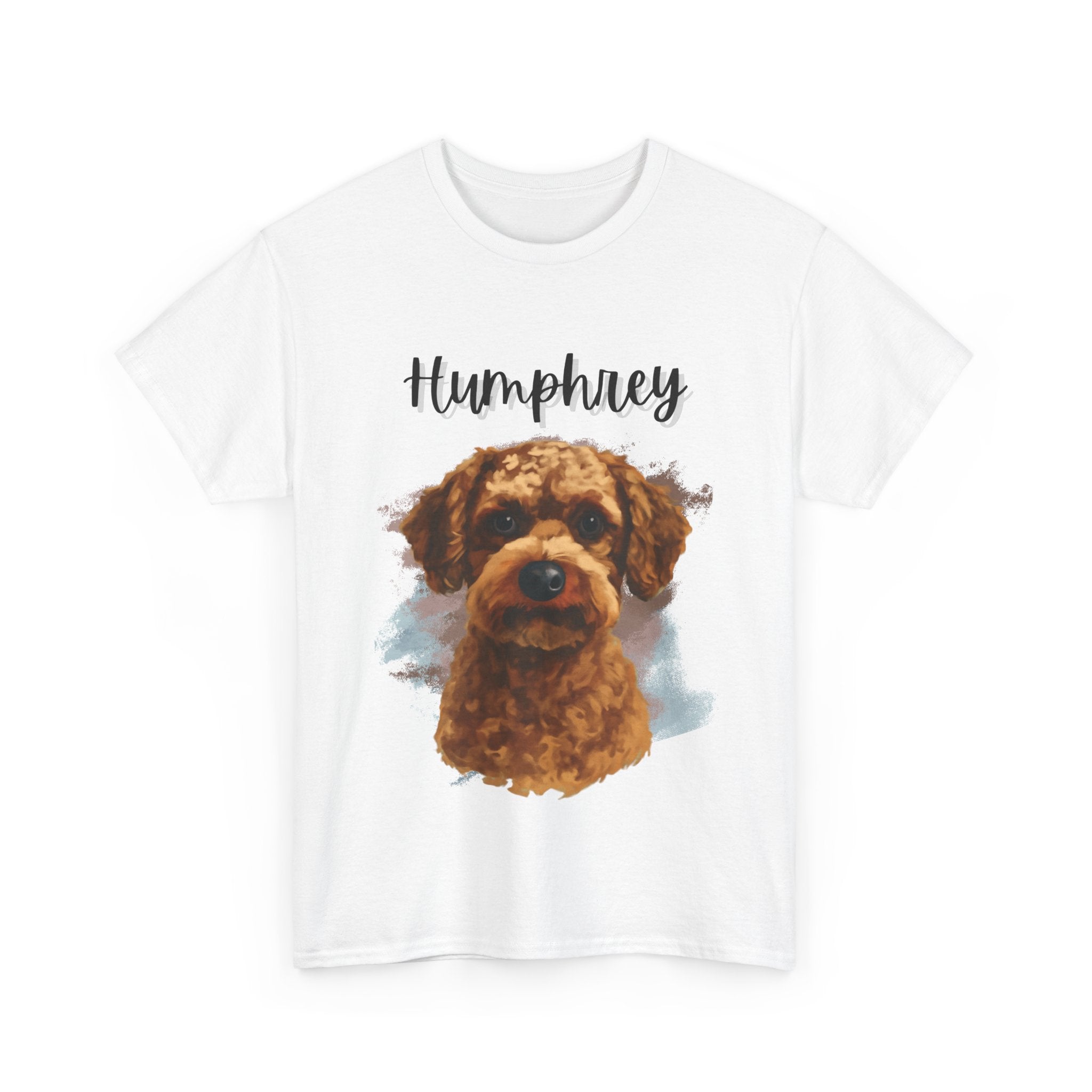 (Humphrey) Whimsical Dog Portrait Tee Shirt