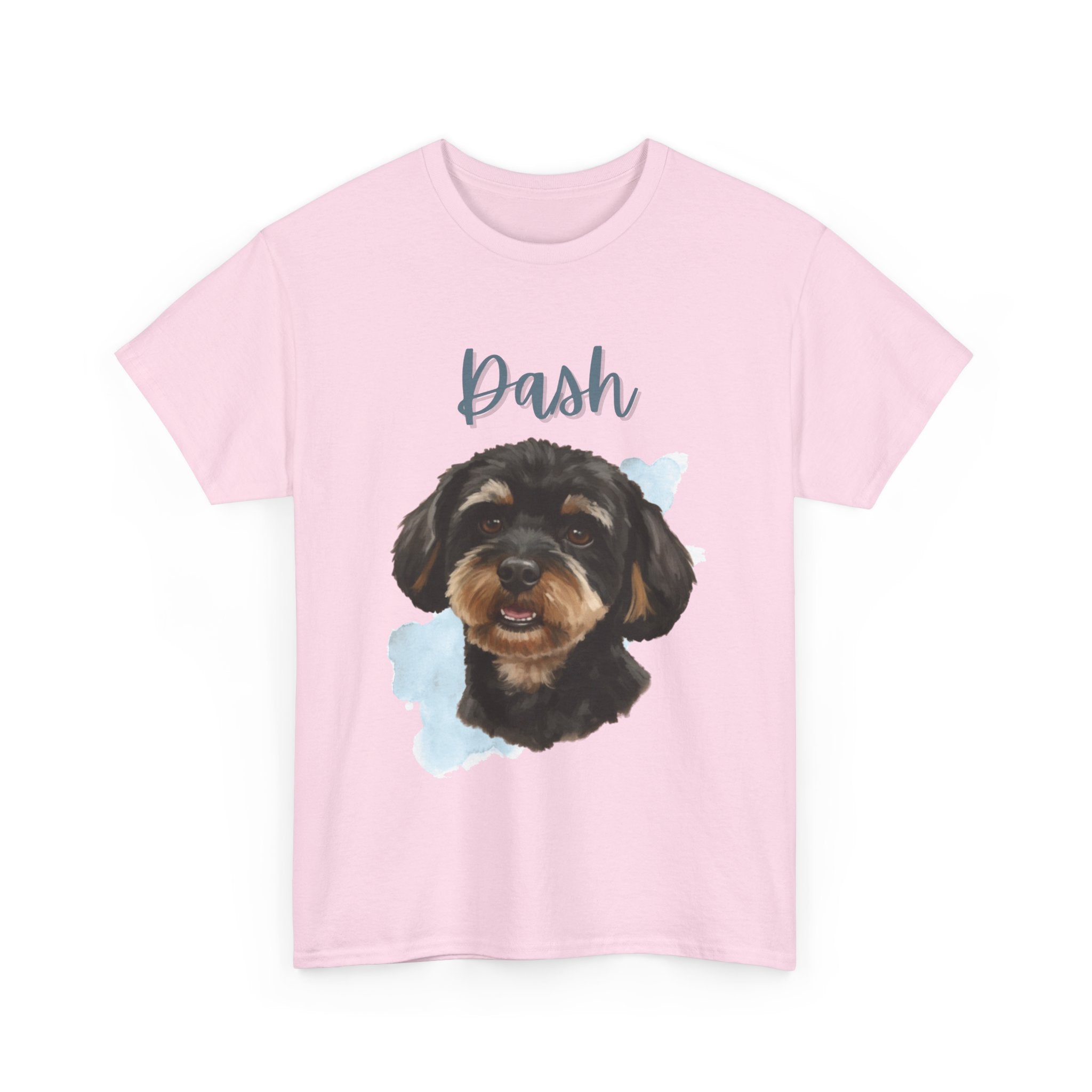 (Dash) Whimsical Dog Portrait Tee Shirt