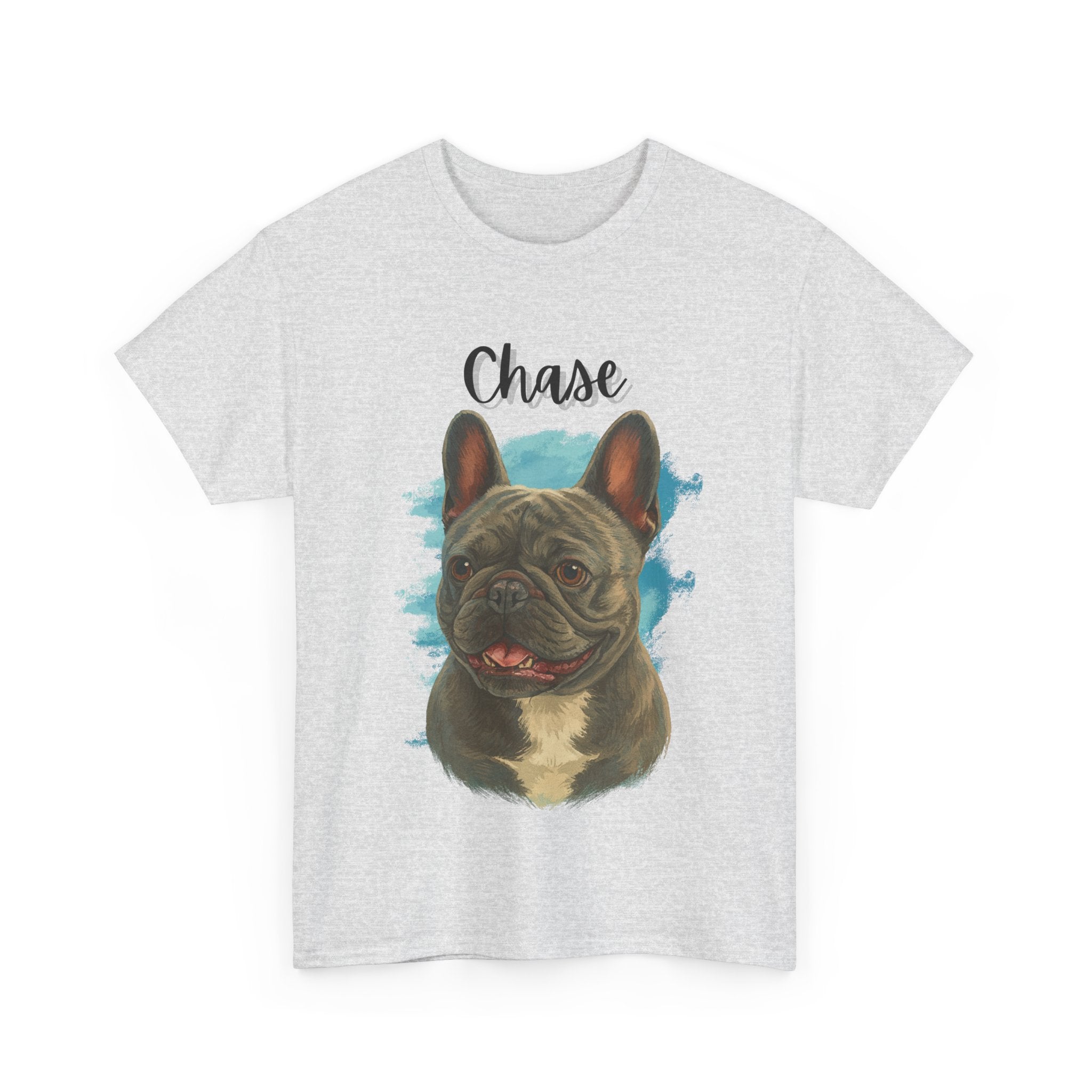 (Chase) Whimsical Dog Portrait Tee Shirt