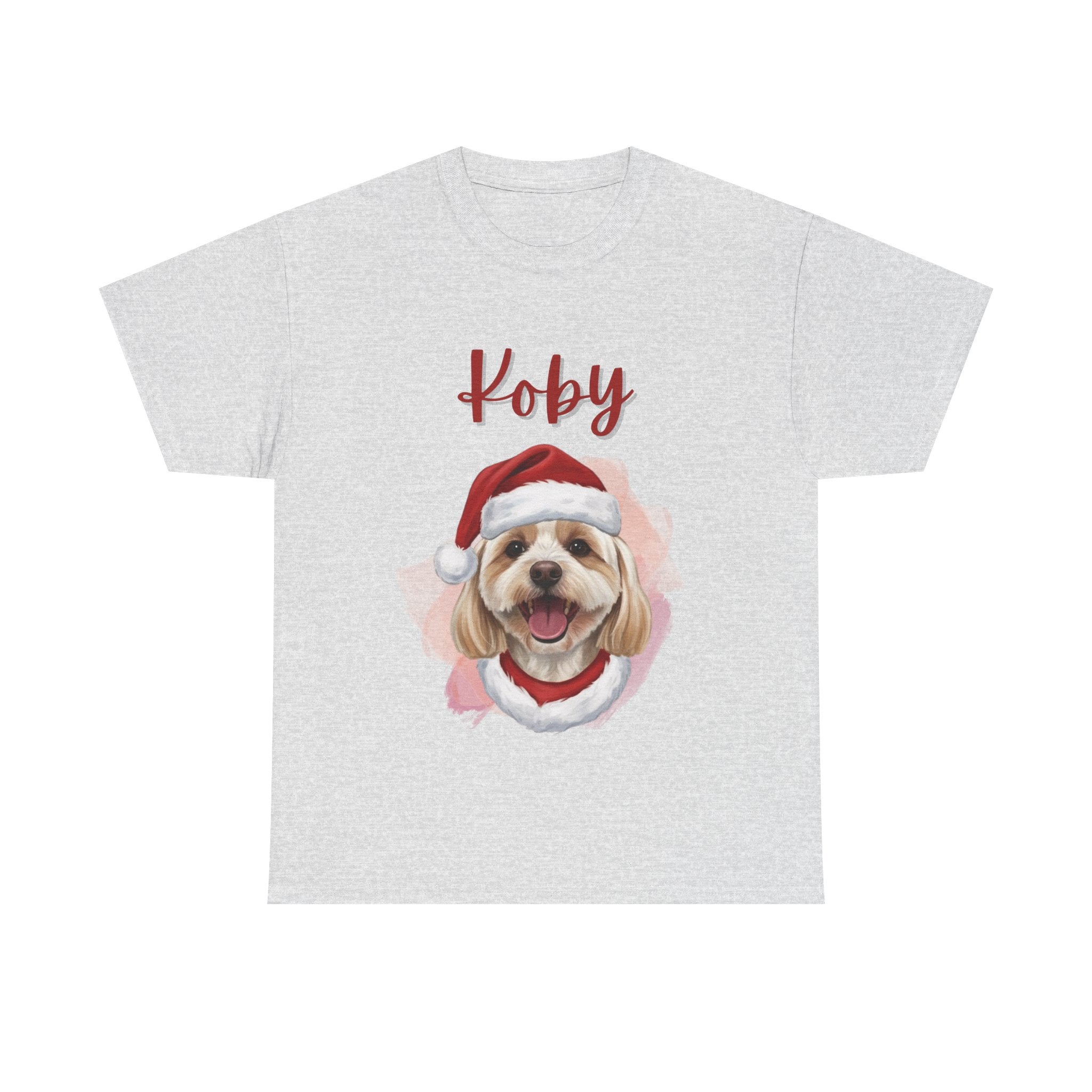 (Koby) Whimsical Dog Portrait Tee Shirt