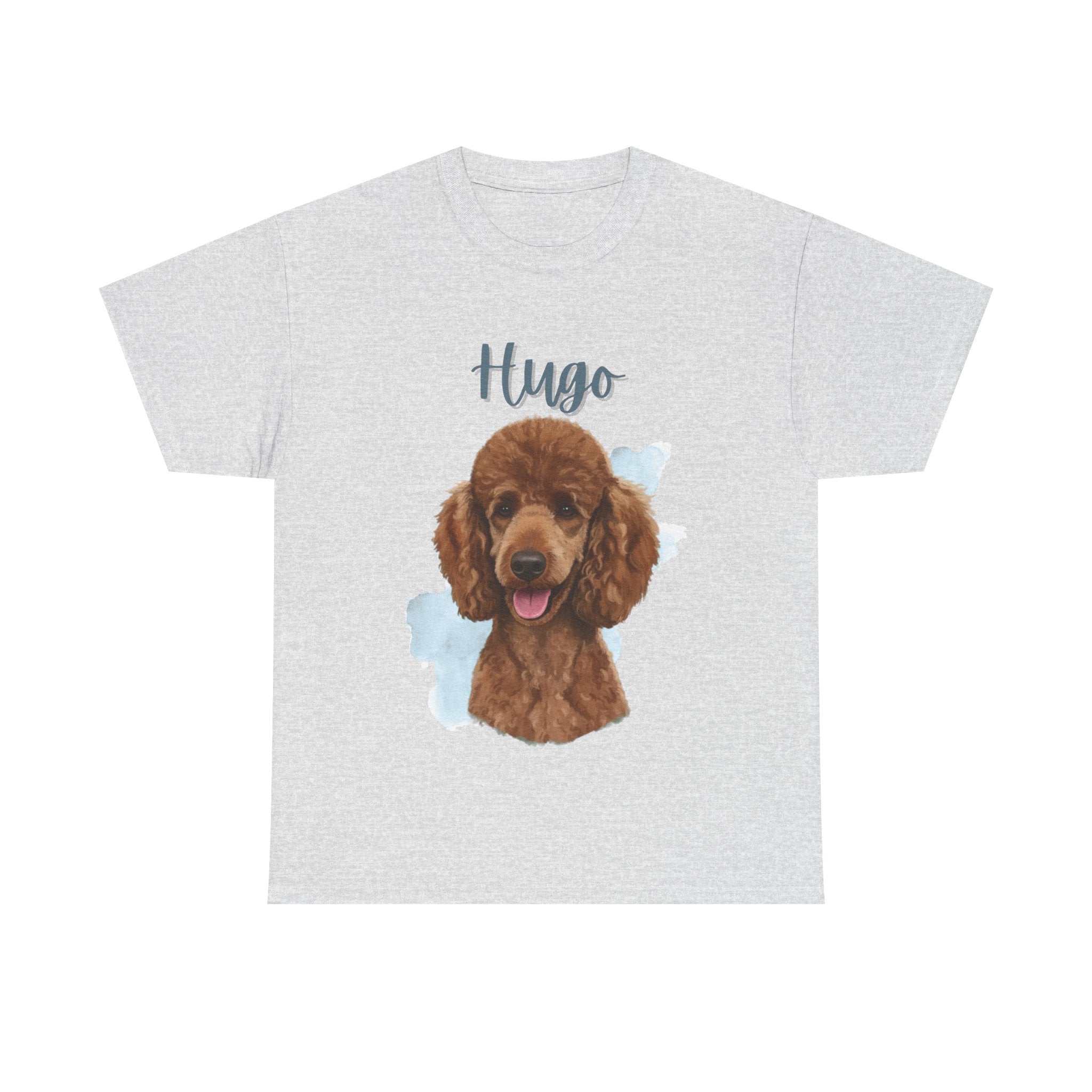 (Hugo) Whimsical Dog Portrait Tee Shirt