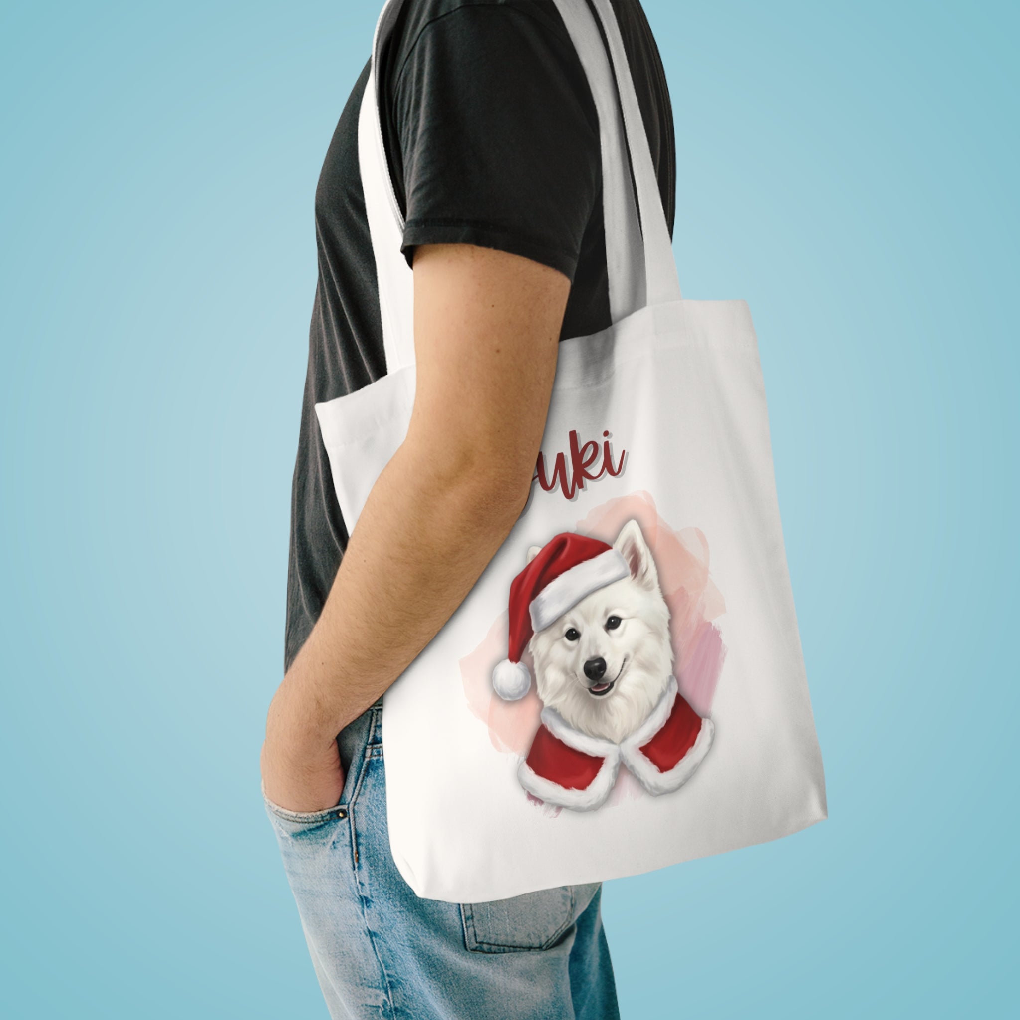 (Yuki) Personalized Dog Lover Tote Bag