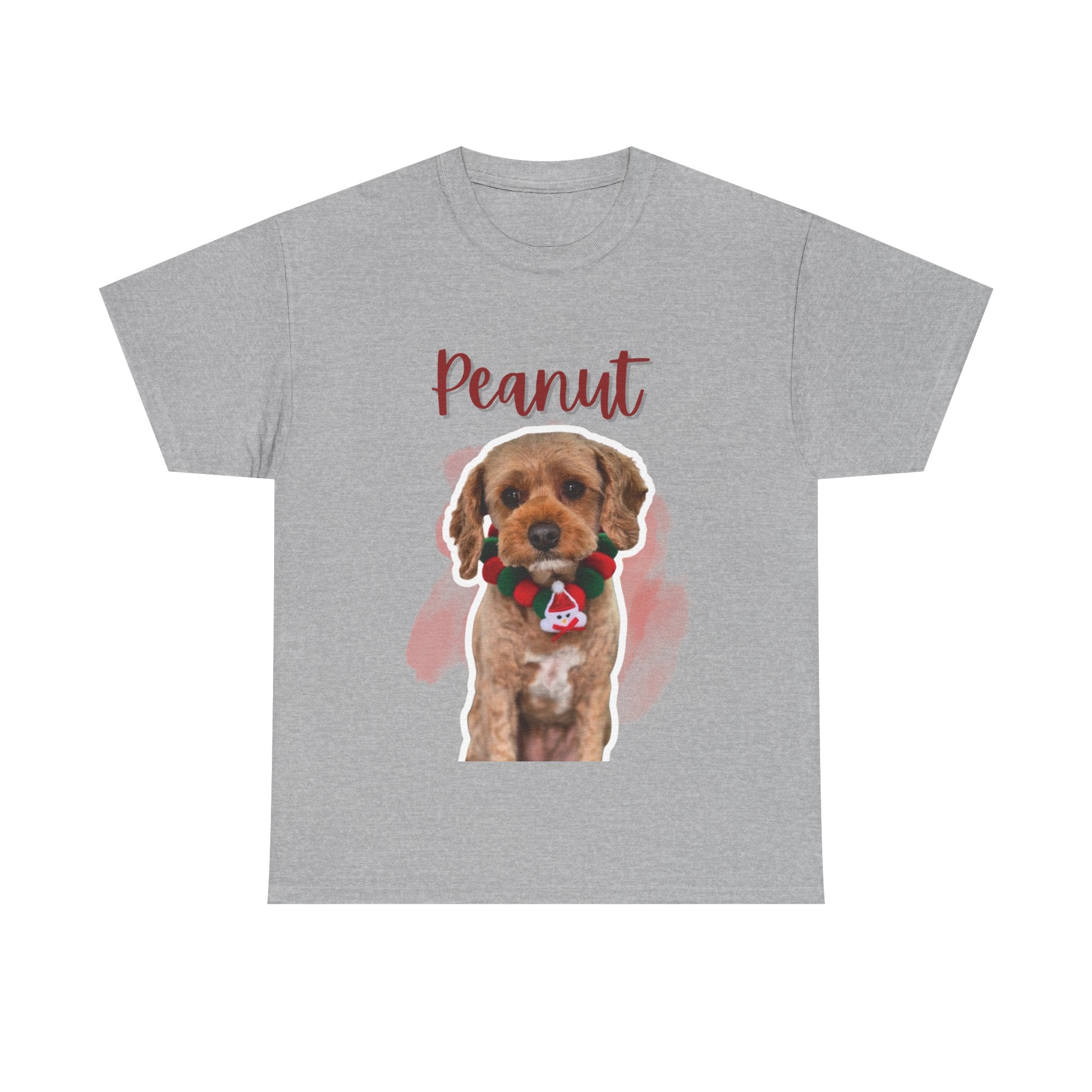 (Peanut) Whimsical Dog Portrait Tee Shirt