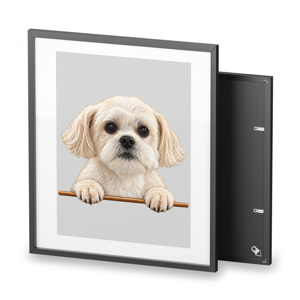 (Sheedy) Playful Dog Framed Poster