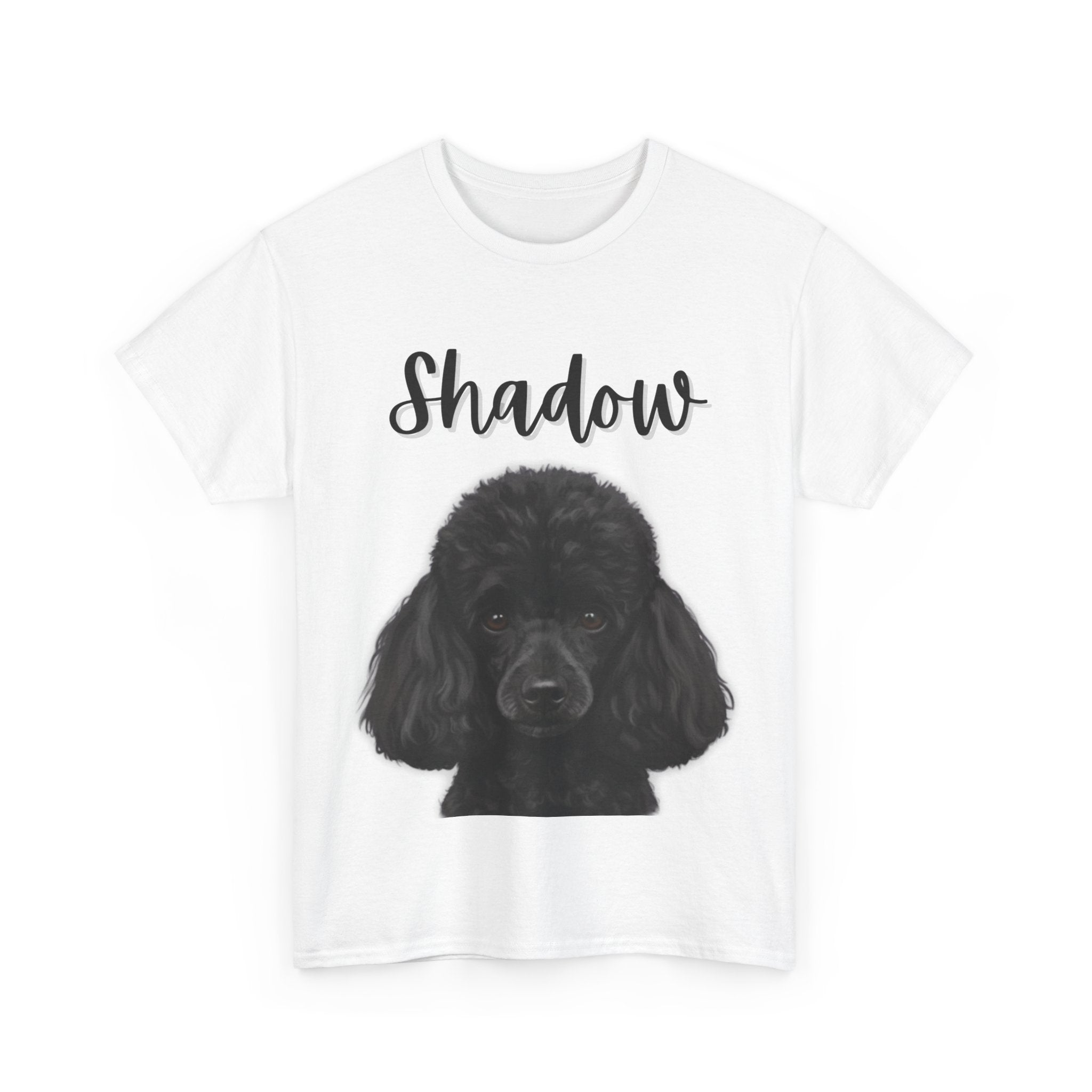 (Shadow) Whimsical Dog Portrait Tee Shirt