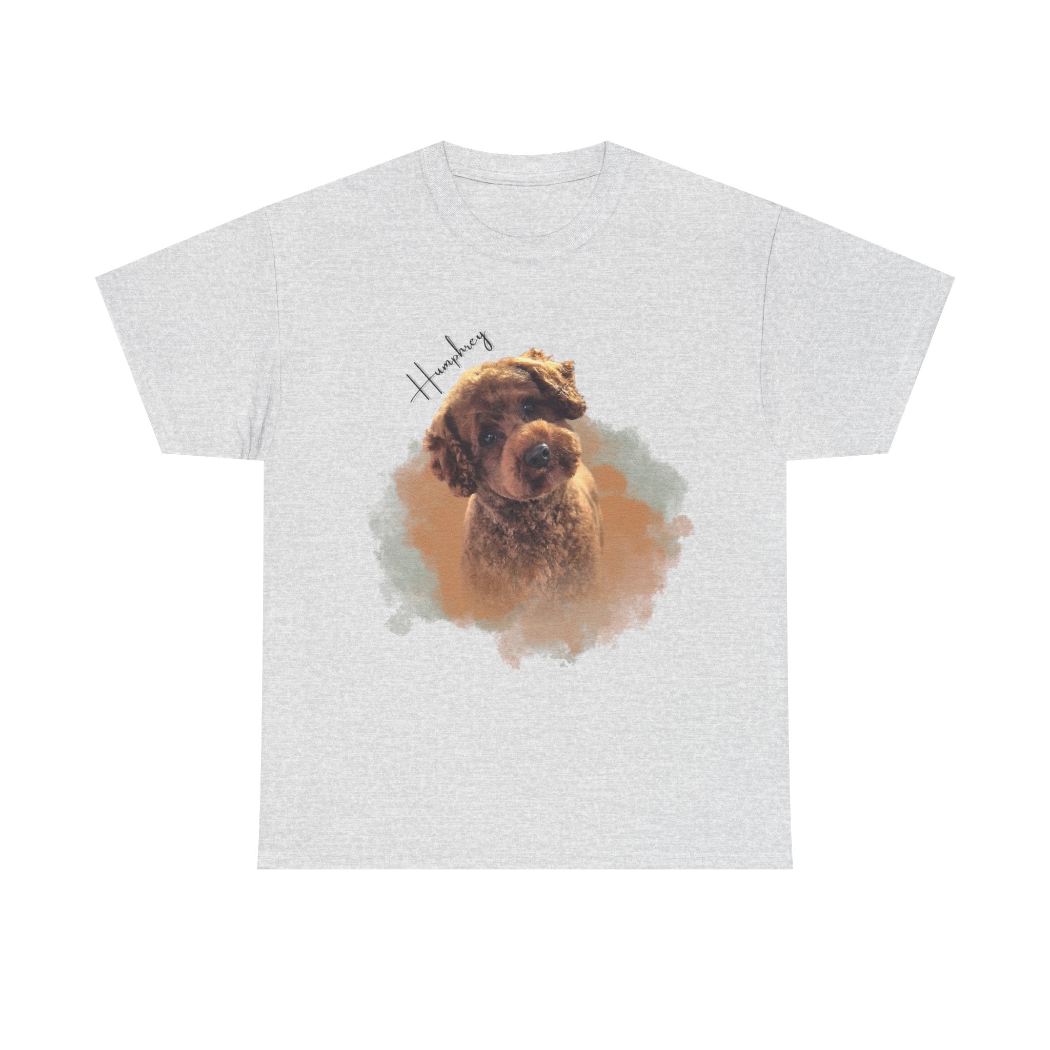 (Humphrey) Whimsical Dog Portrait Tee Shirt