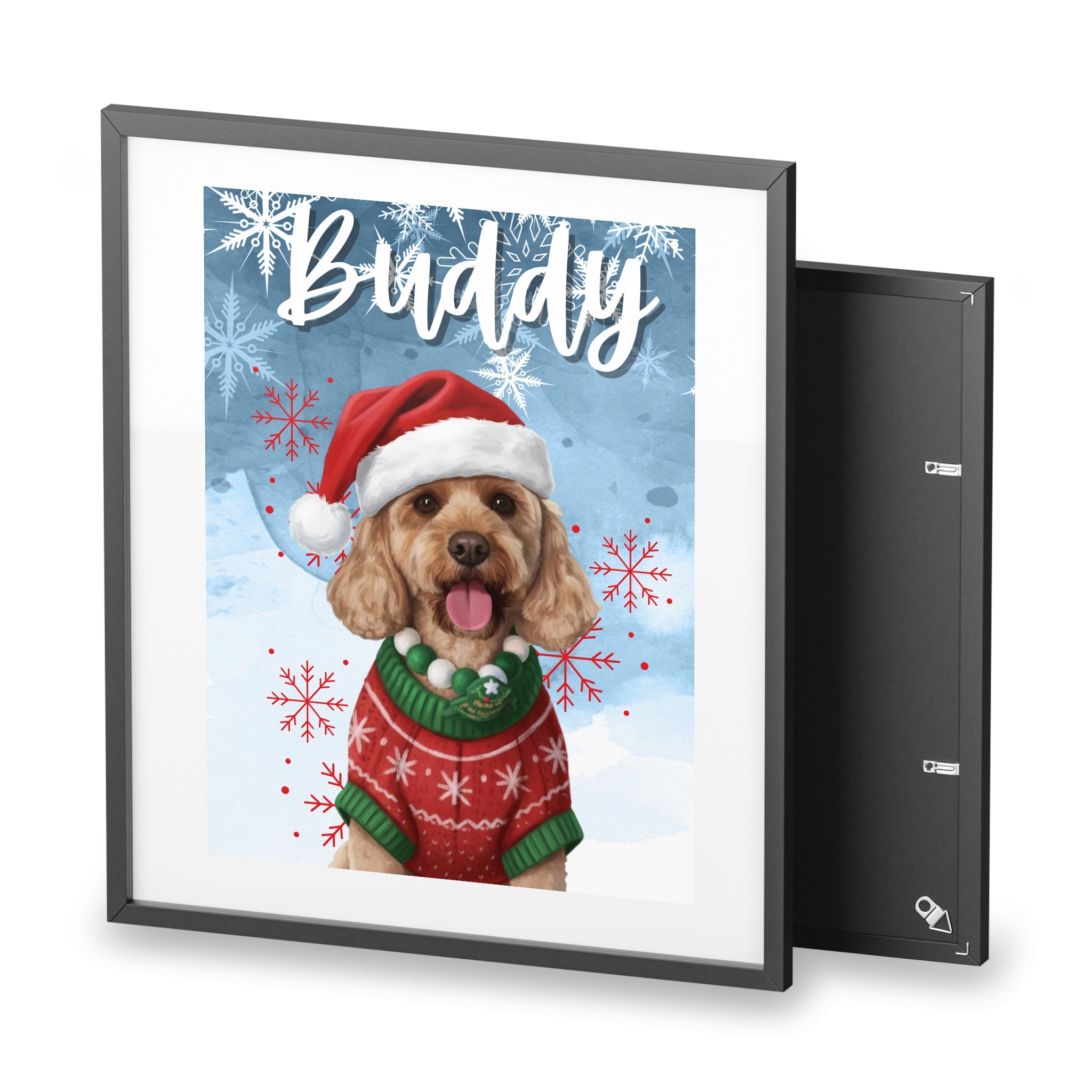 (Buddy) Playful Dog Framed Poster