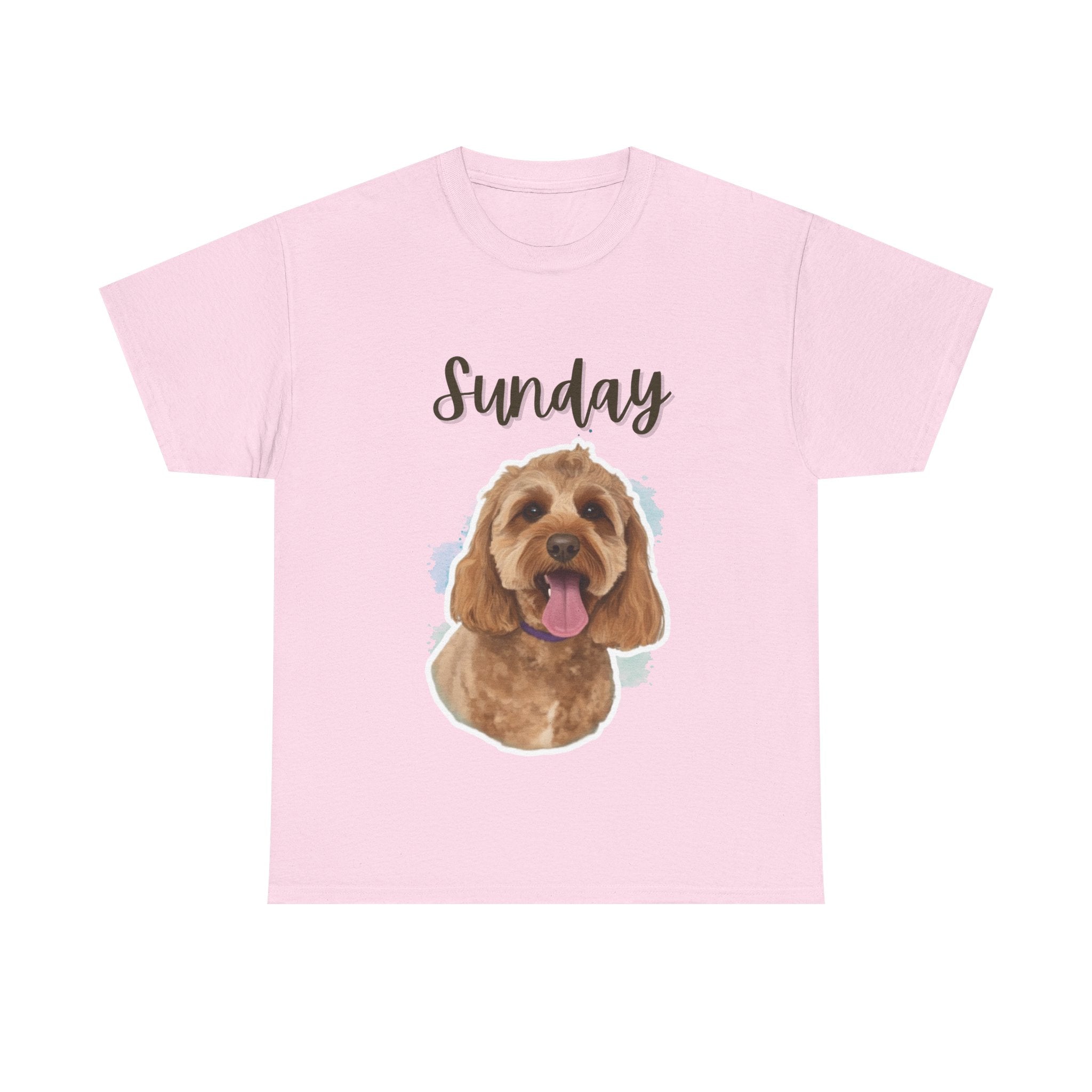 (Sunday) Whimsical Dog Portrait Tee Shirt