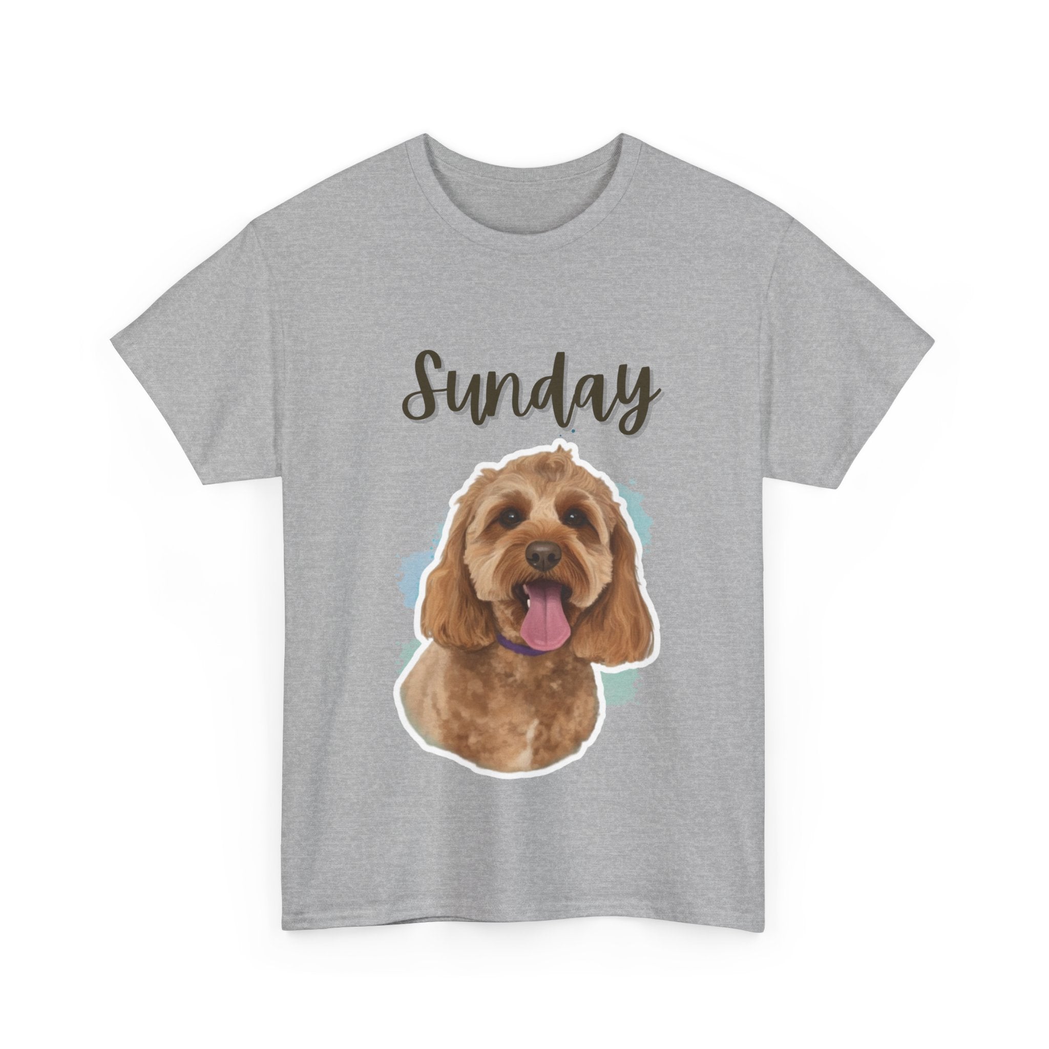 (Sunday) Whimsical Dog Portrait Tee Shirt