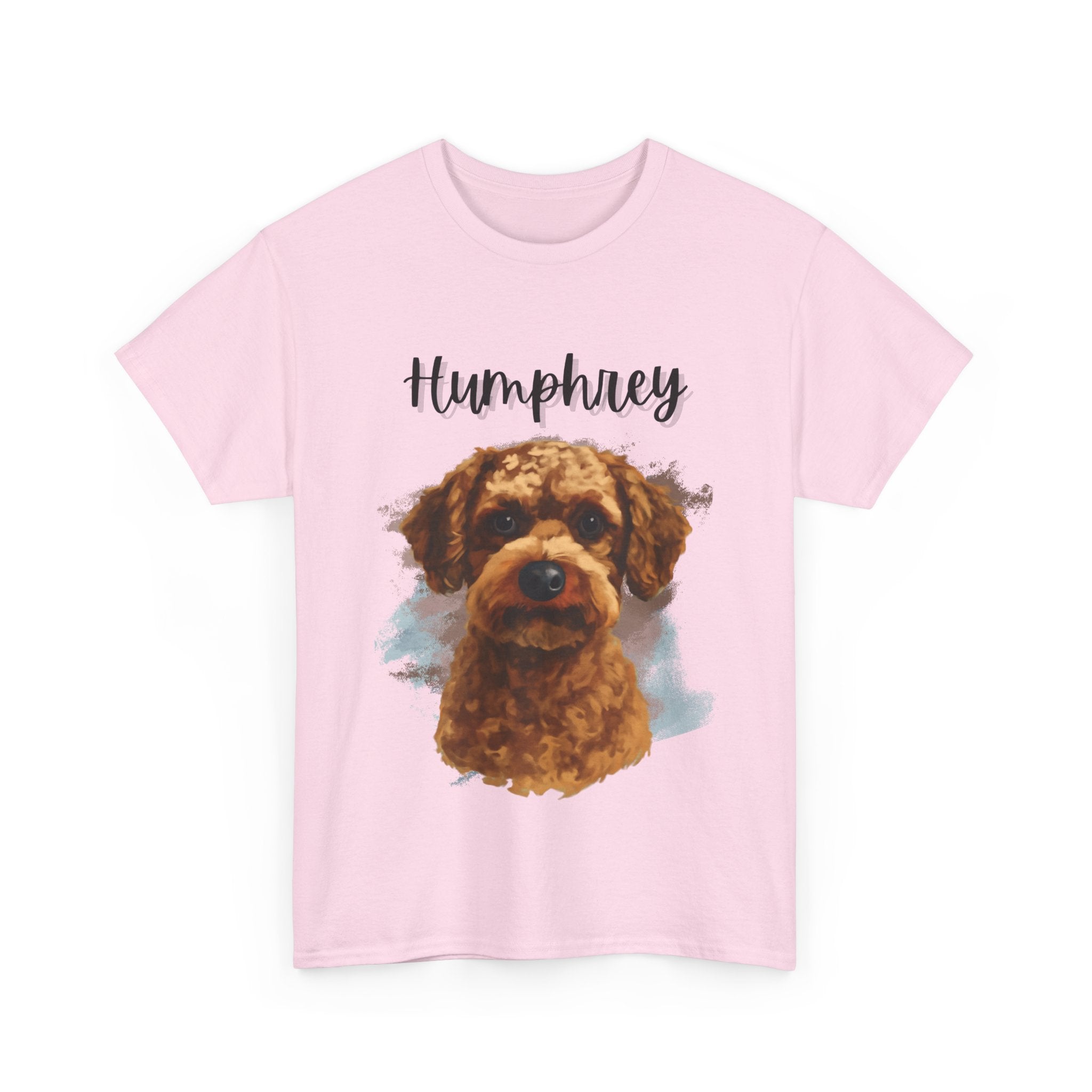 (Humphrey) Whimsical Dog Portrait Tee Shirt