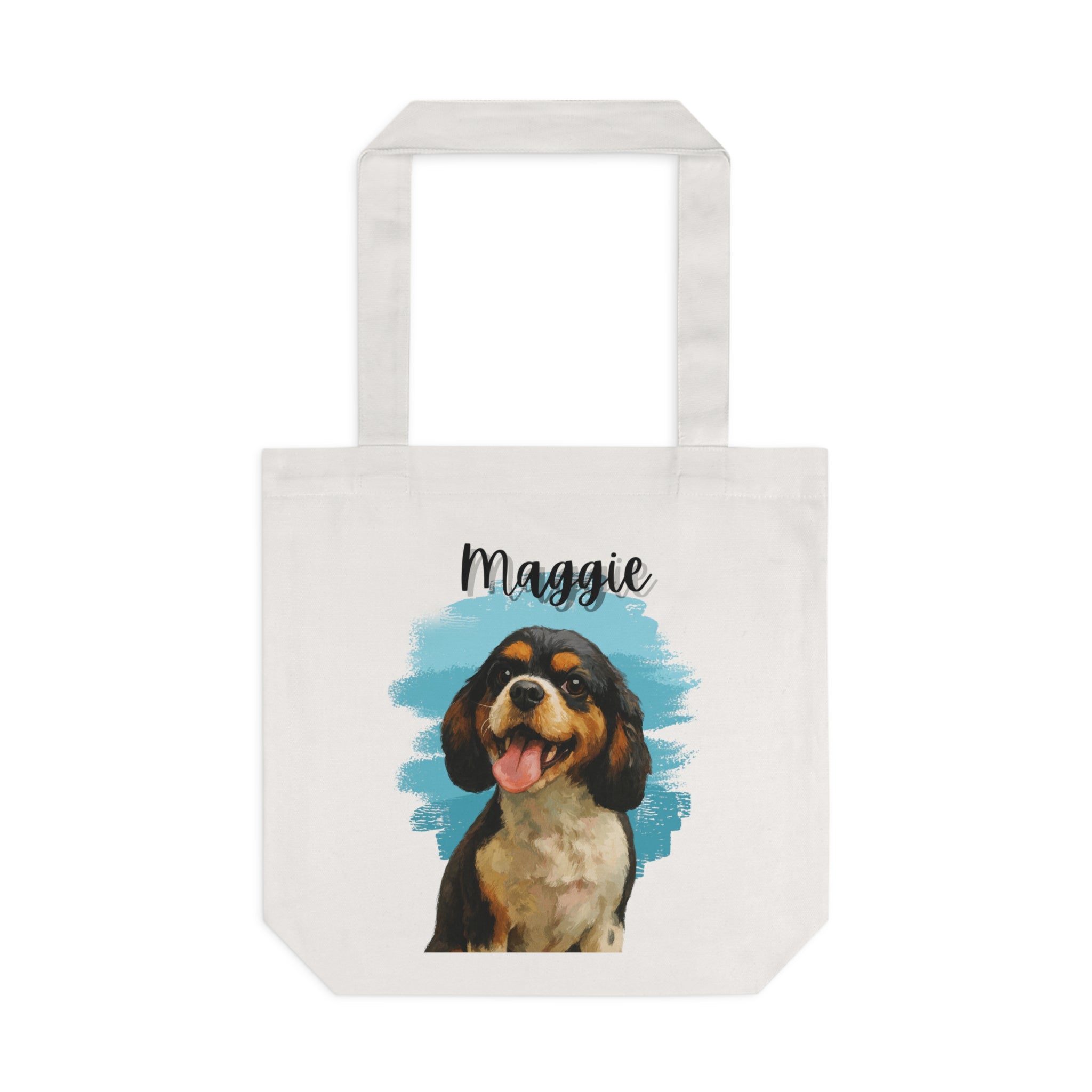 (Maggie) Personalized Dog Lover Tote Bag
