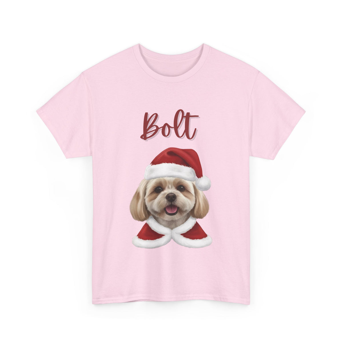(Bolt) Whimsical Dog Portrait Tee Shirt