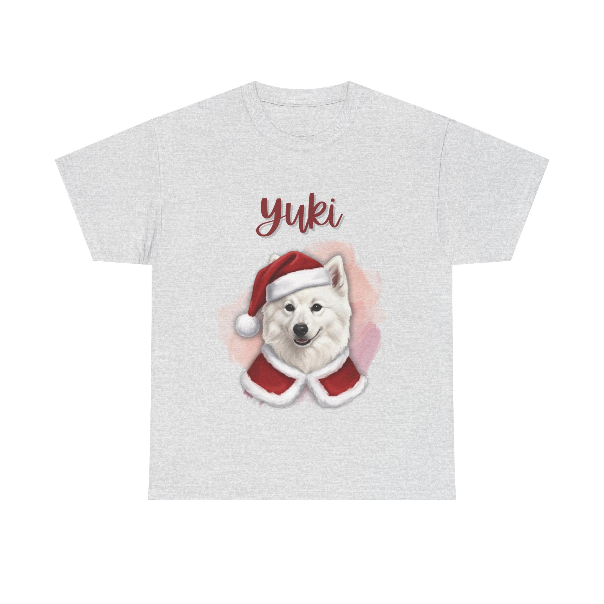 (Yuki) Whimsical Dog Portrait Tee Shirt