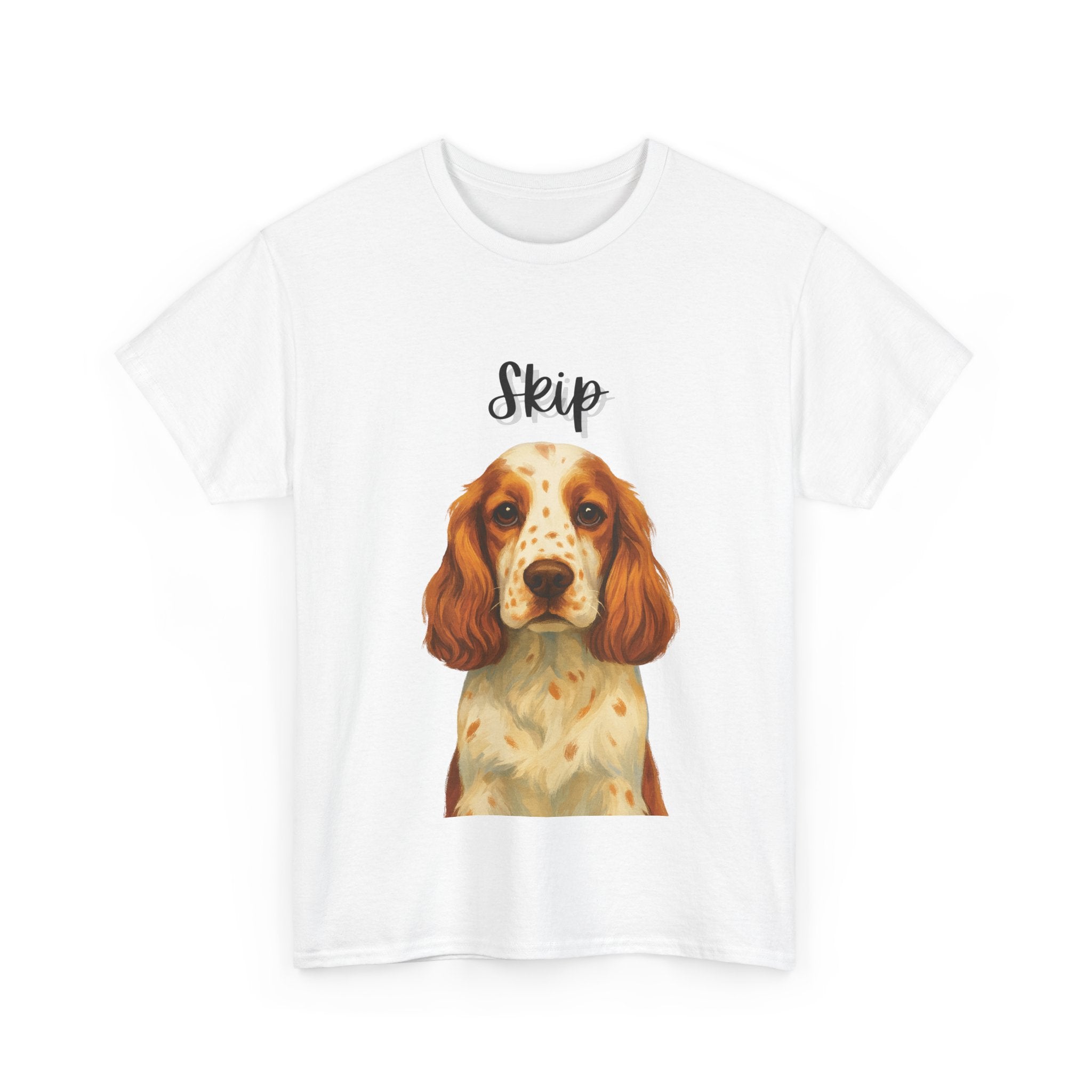 (Skip) Whimsical Dog Portrait Tee Shirt