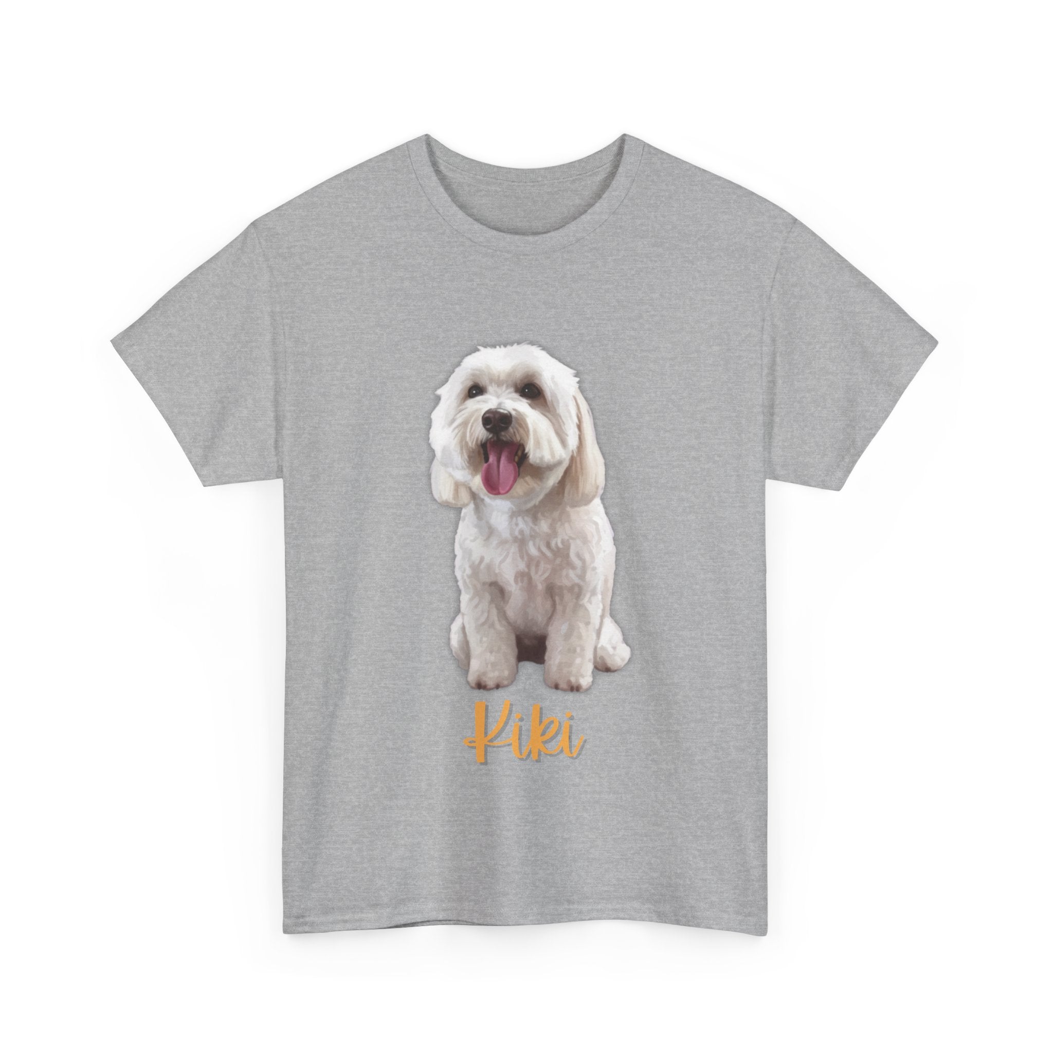 (Kiki) Whimsical Dog Portrait Tee Shirt