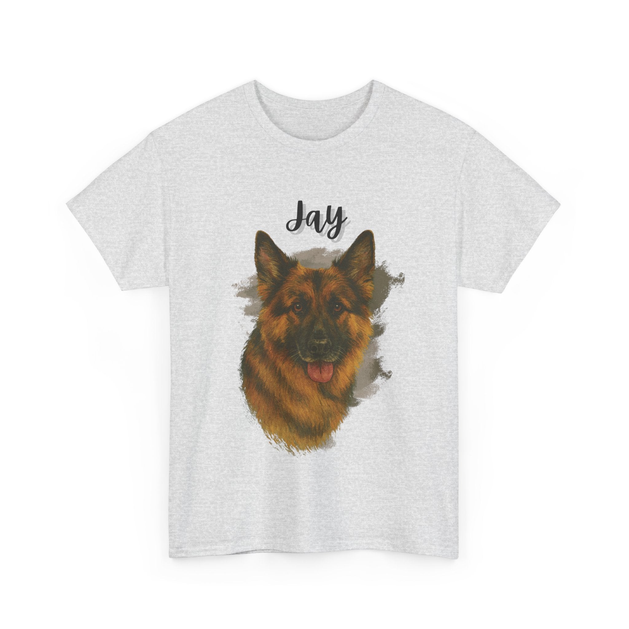 (Jay) Whimsical Dog Portrait Tee Shirt