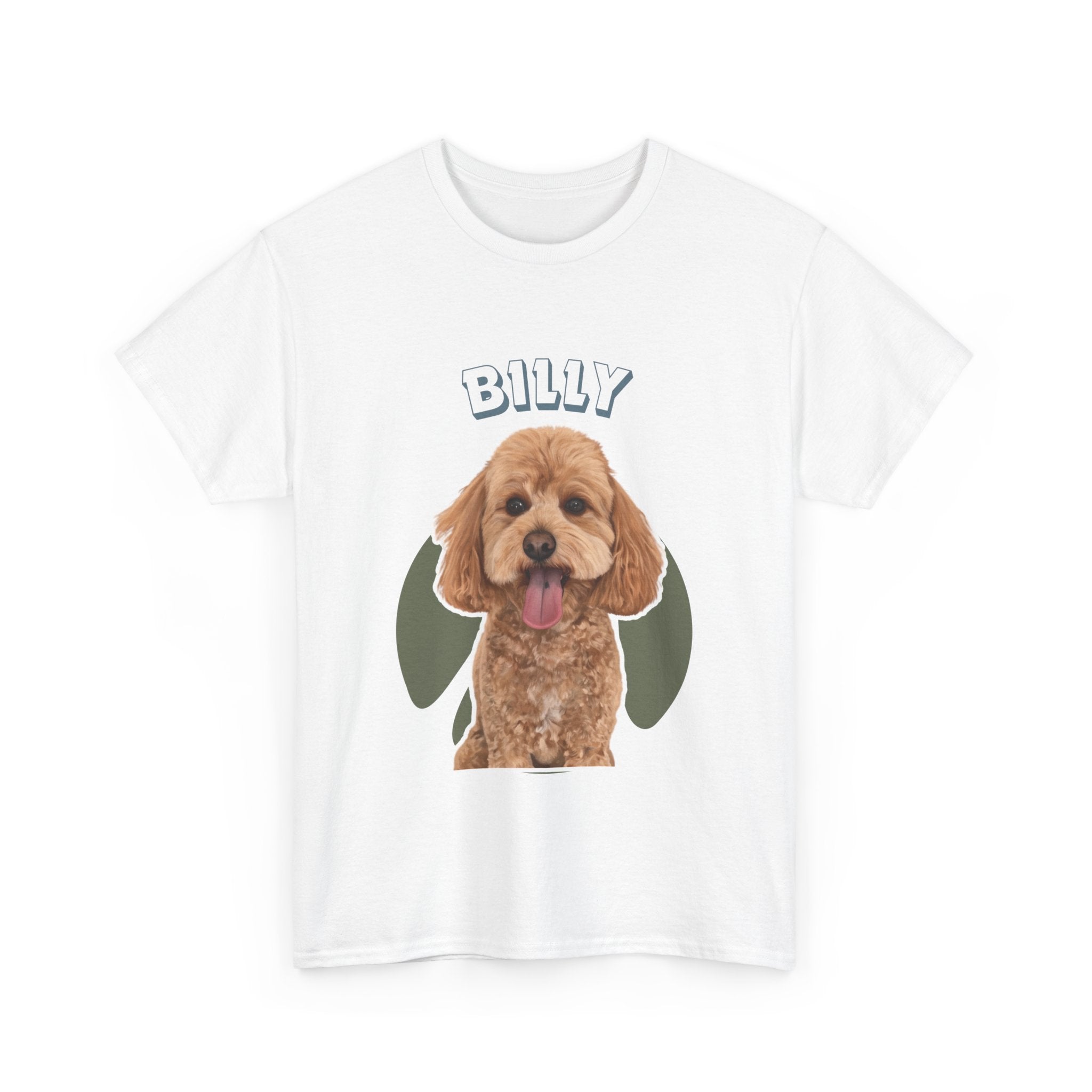(Billy) Whimsical Dog Portrait Tee Shirt