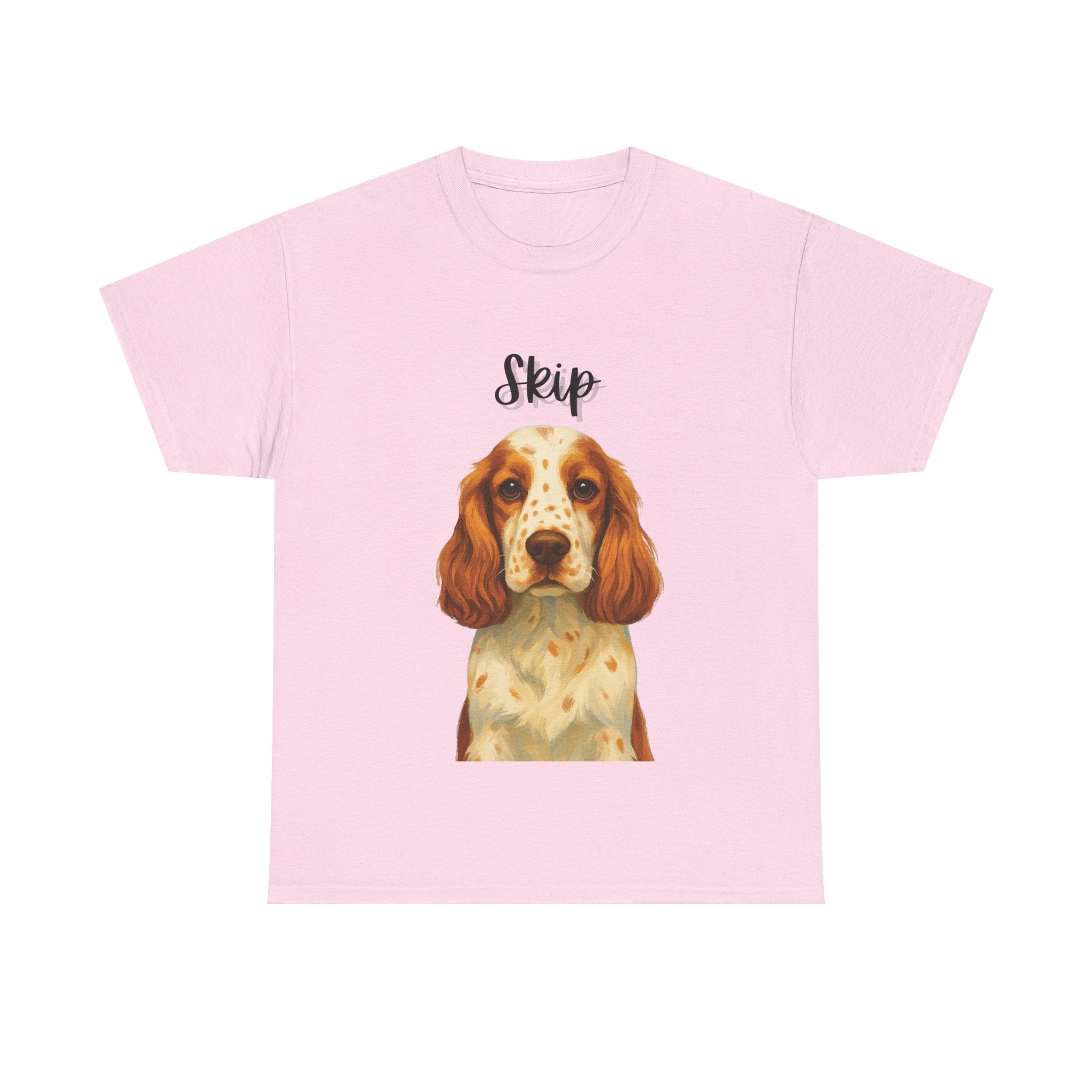 (Skip) Whimsical Dog Portrait Tee Shirt