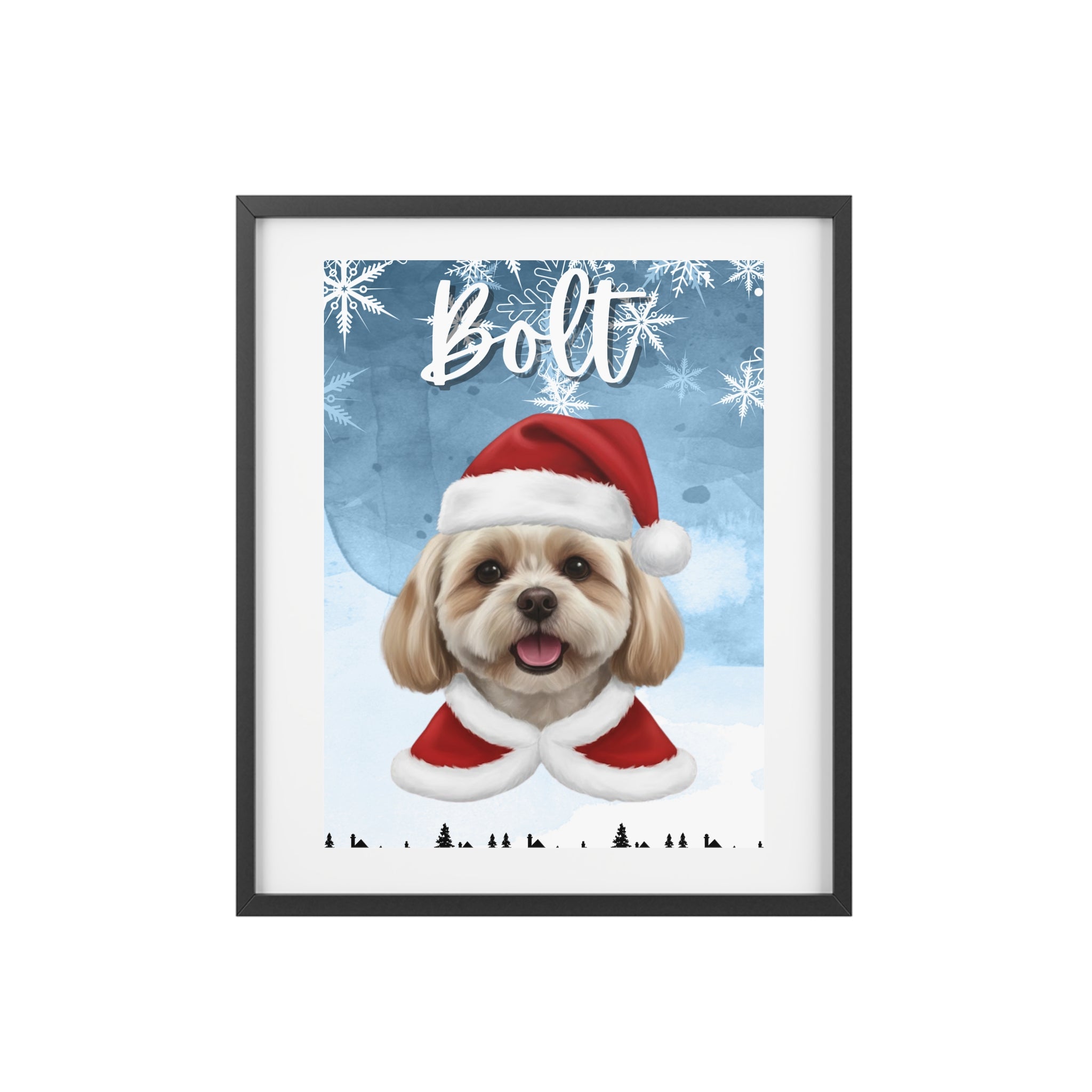 (Bolt) Playful Dog Framed Poster