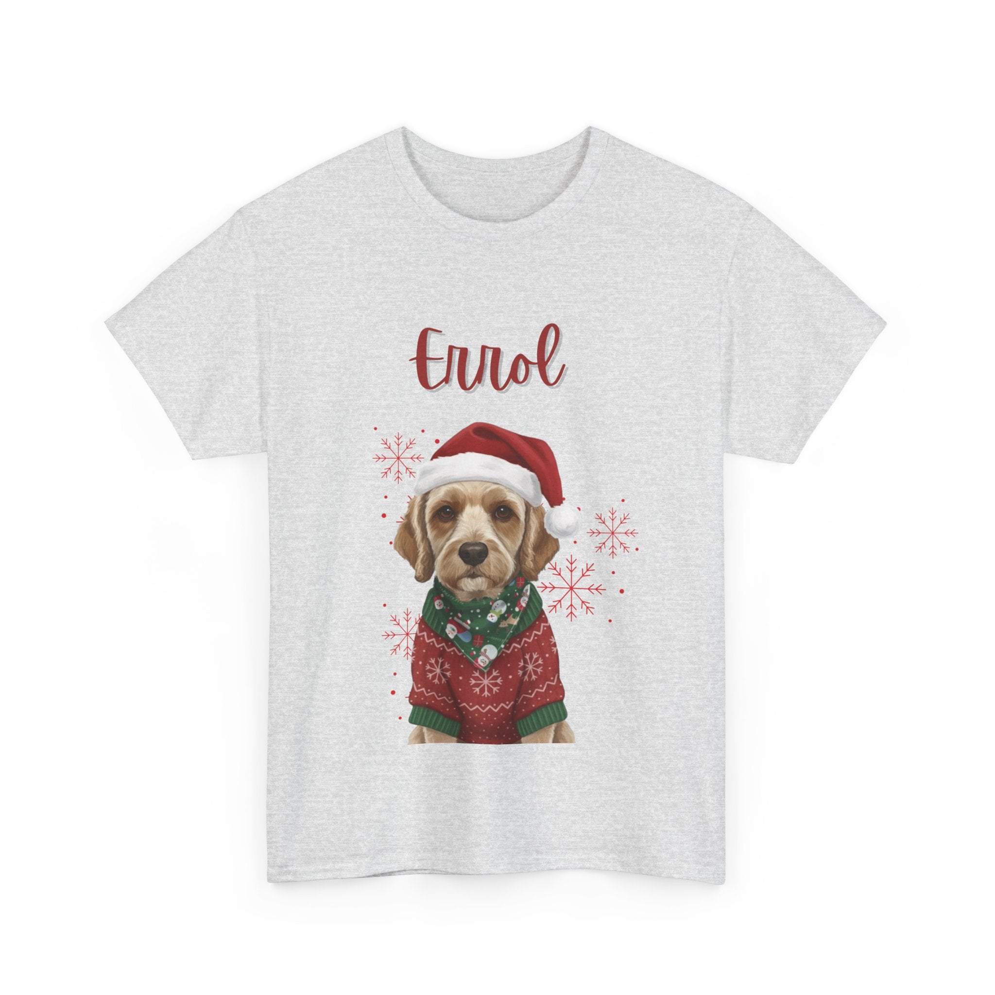 (Errol) Whimsical Dog Portrait Tee Shirt
