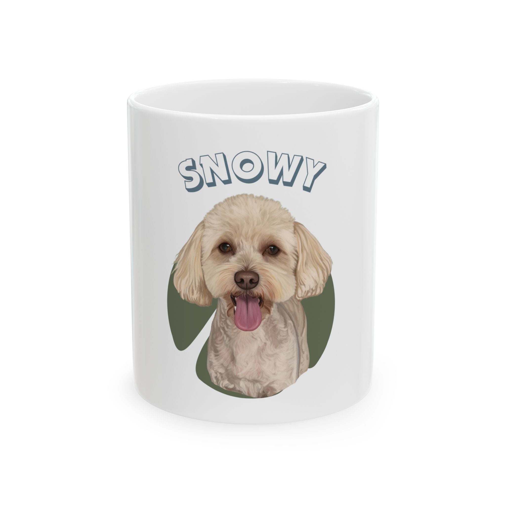 (Snowy) Personalized Pet Mug