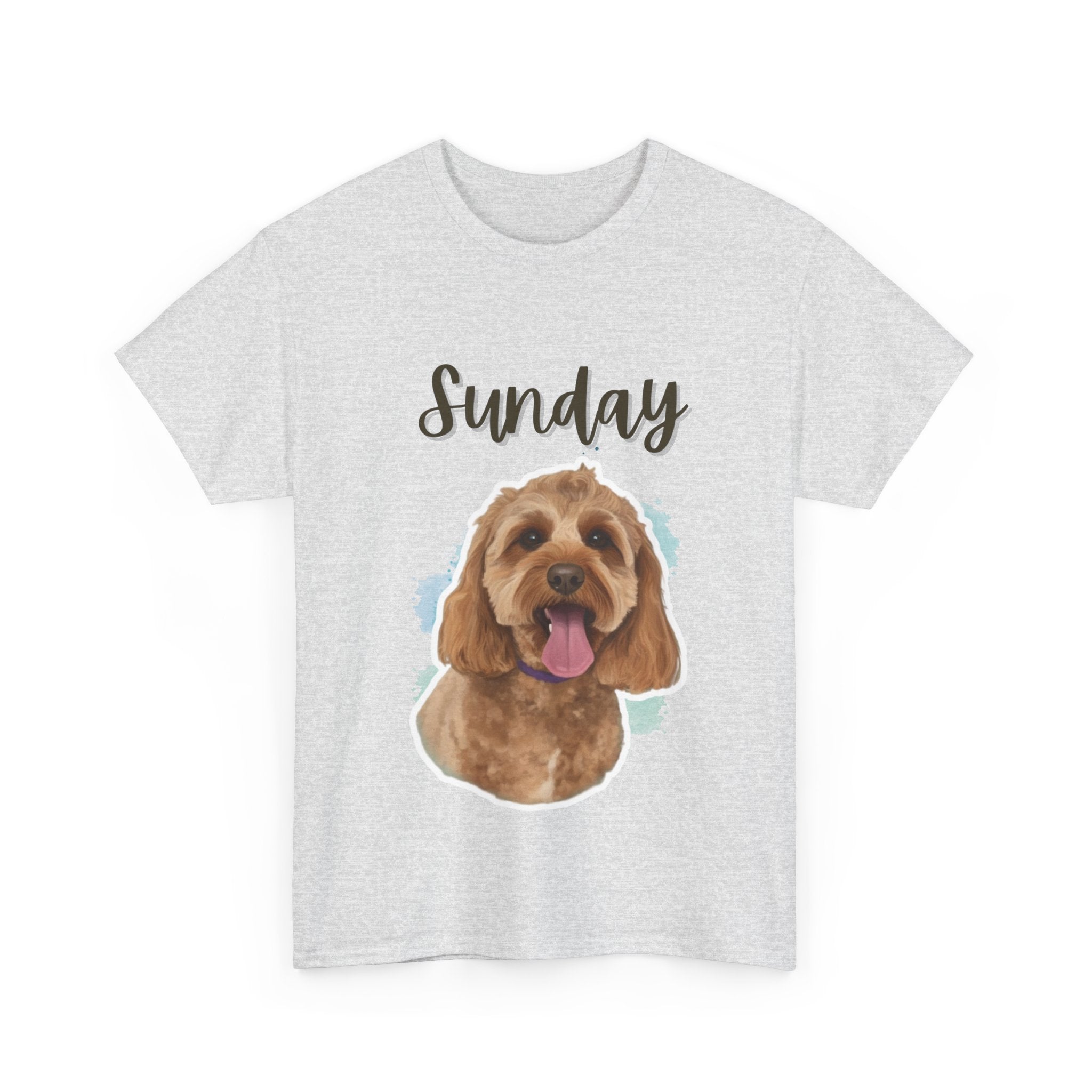 (Sunday) Whimsical Dog Portrait Tee Shirt
