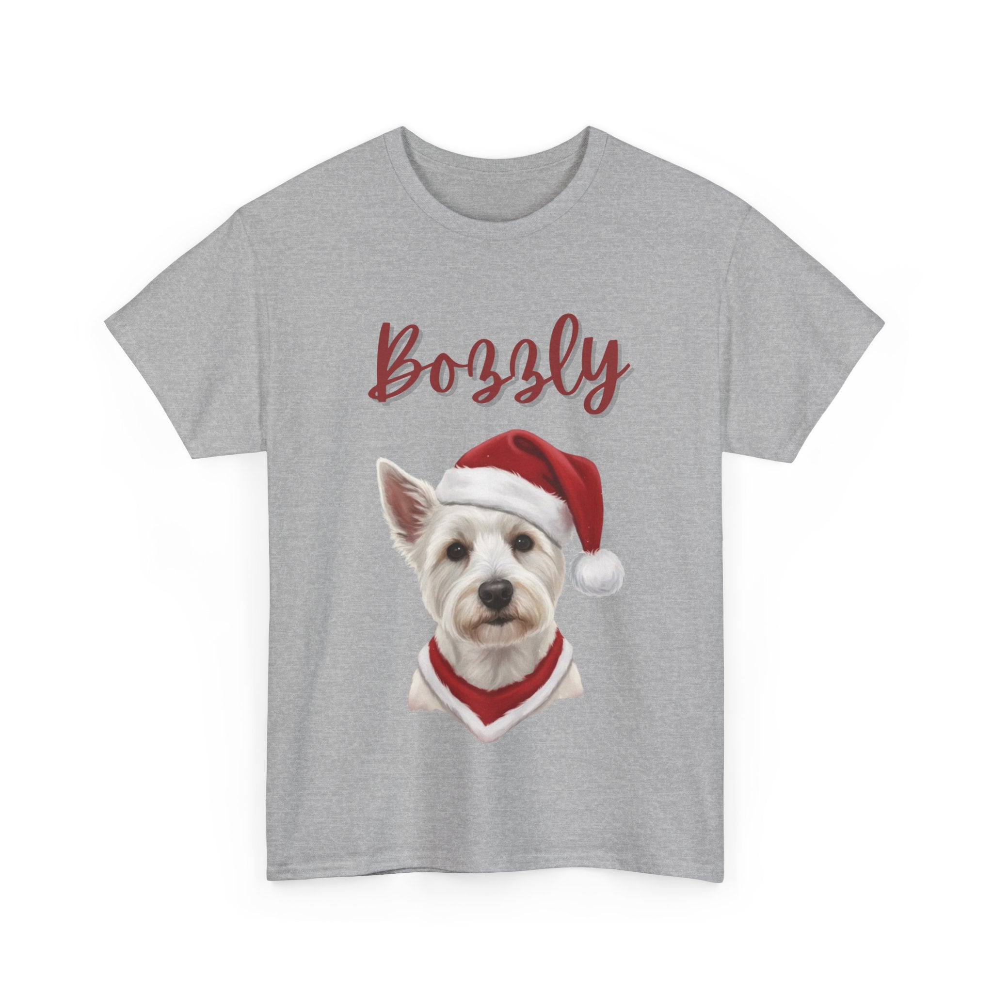 (Bozzly) Whimsical Dog Portrait Tee Shirt
