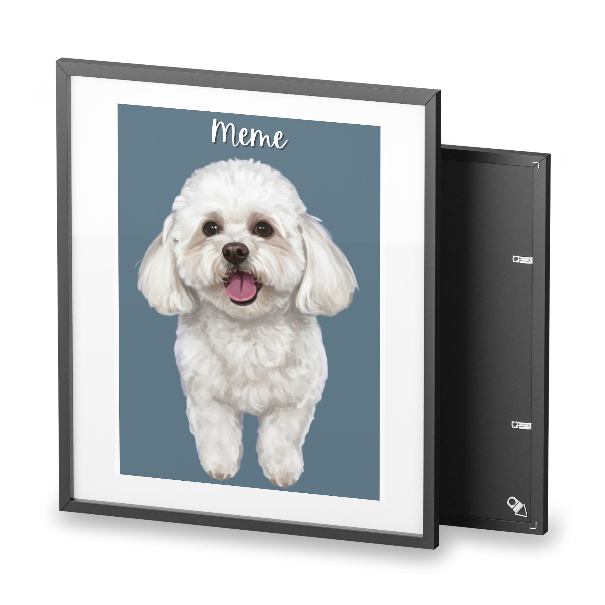 (Meme) Playful Dog Framed Poster