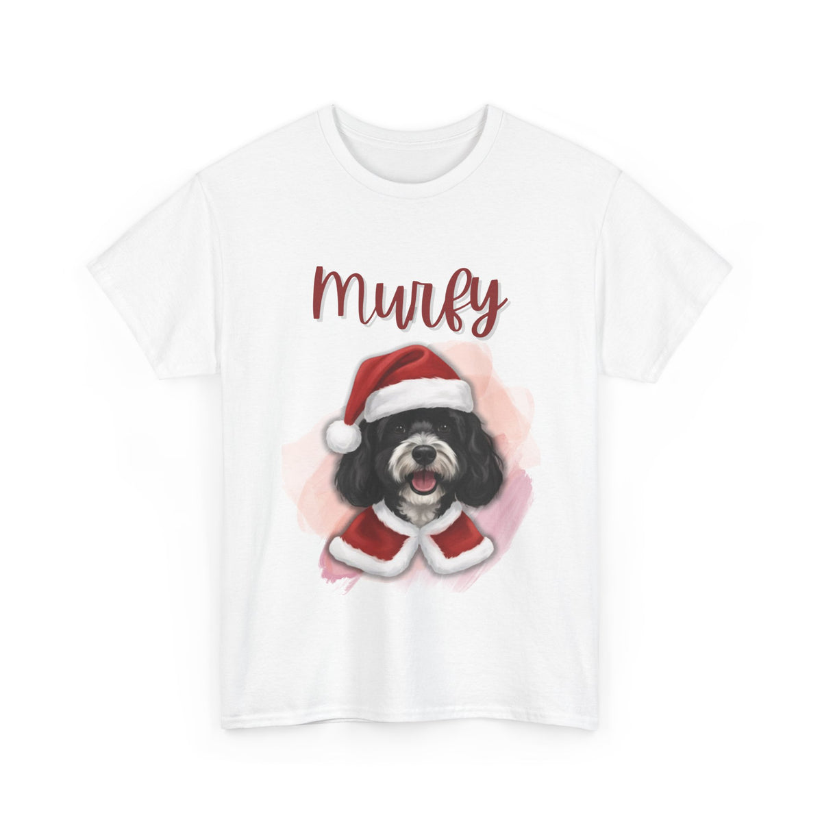 (Murfy) Whimsical Dog Portrait Tee Shirt