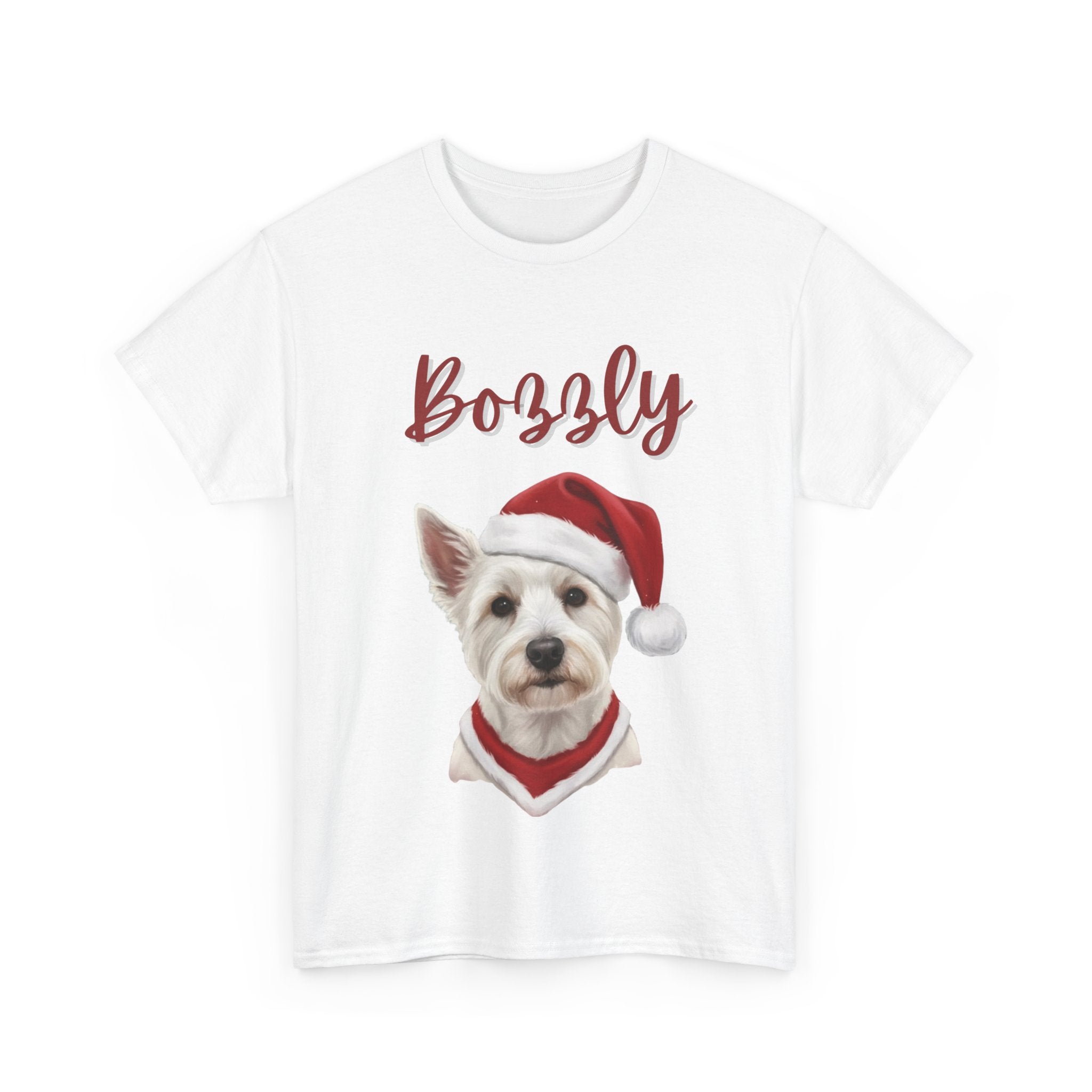 (Bozzly) Whimsical Dog Portrait Tee Shirt