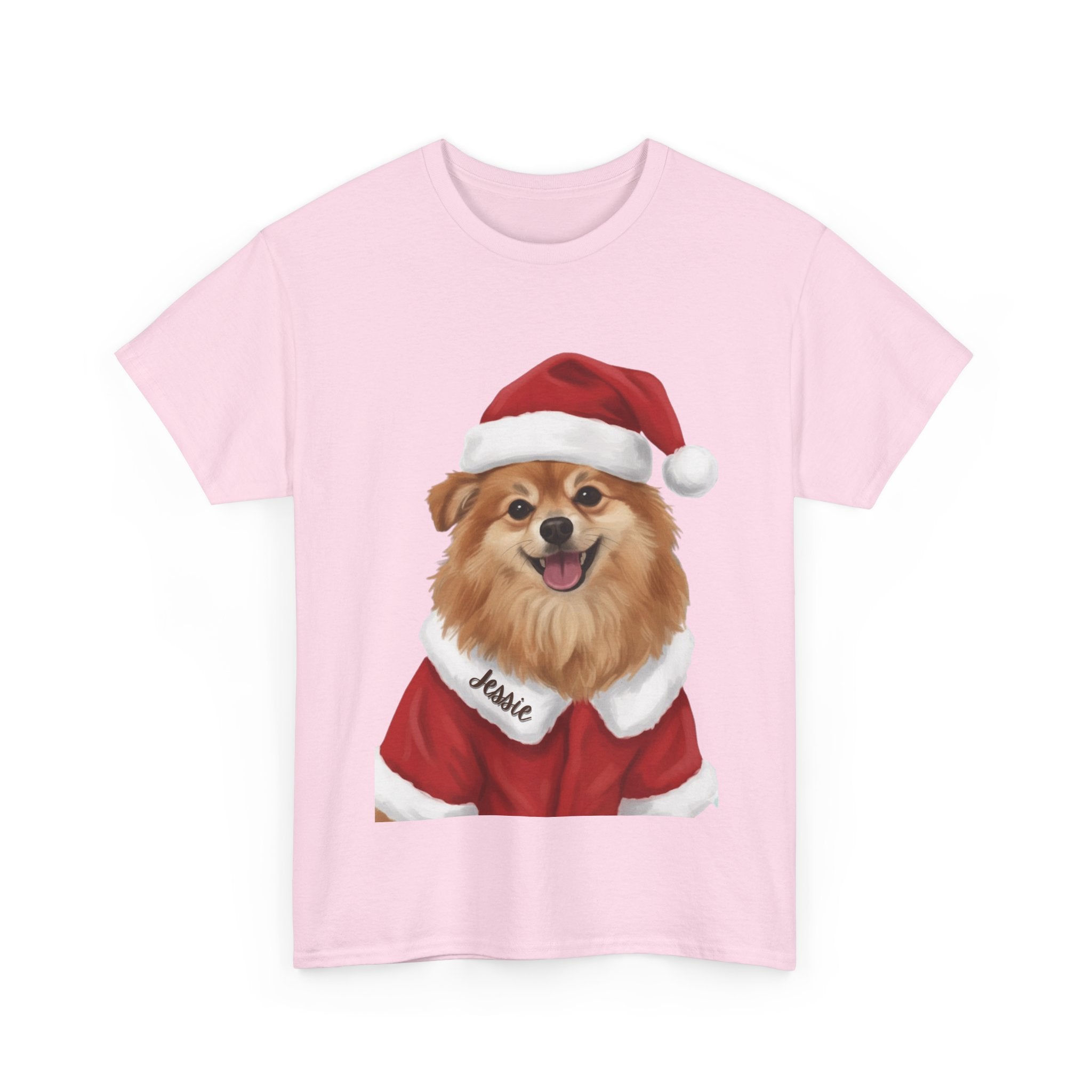 (Jessie) Whimsical Dog Portrait Tee Shirt