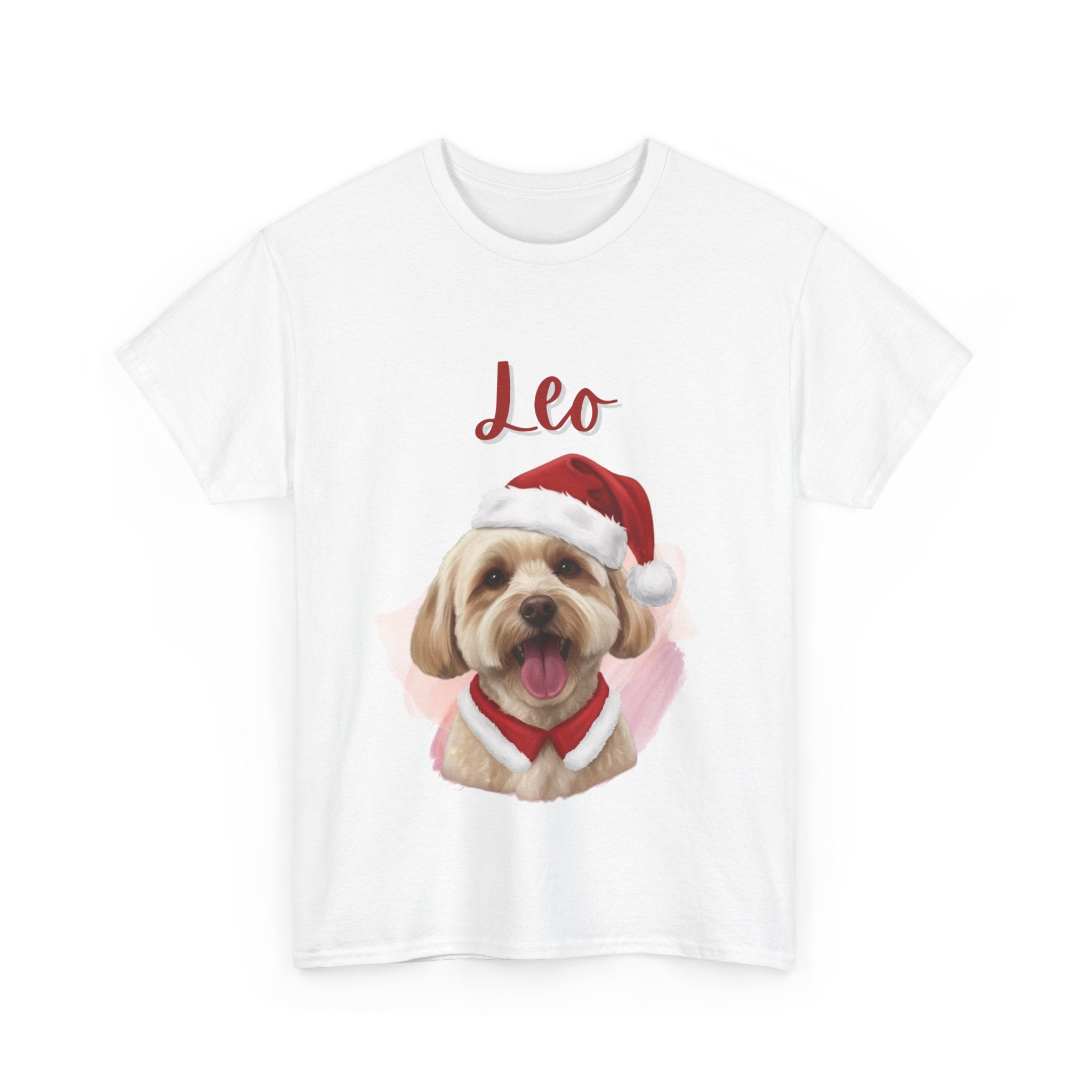 (Leo) Whimsical Dog Portrait Tee Shirt