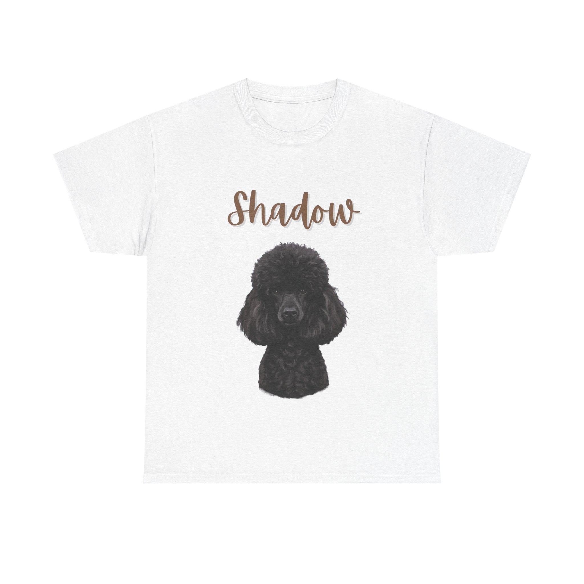 (Shadow) Whimsical Dog Portrait Tee Shirt