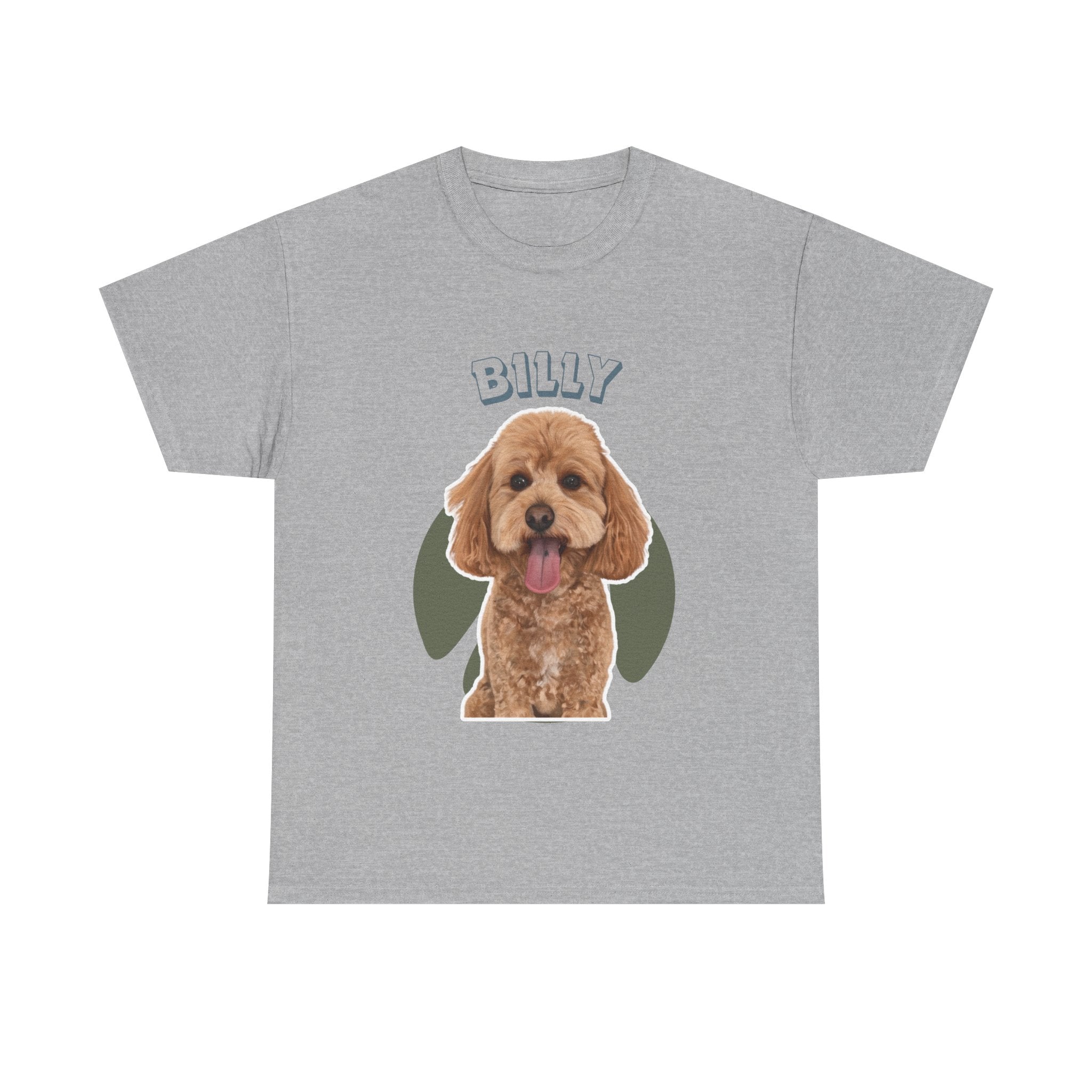 (Billy) Whimsical Dog Portrait Tee Shirt