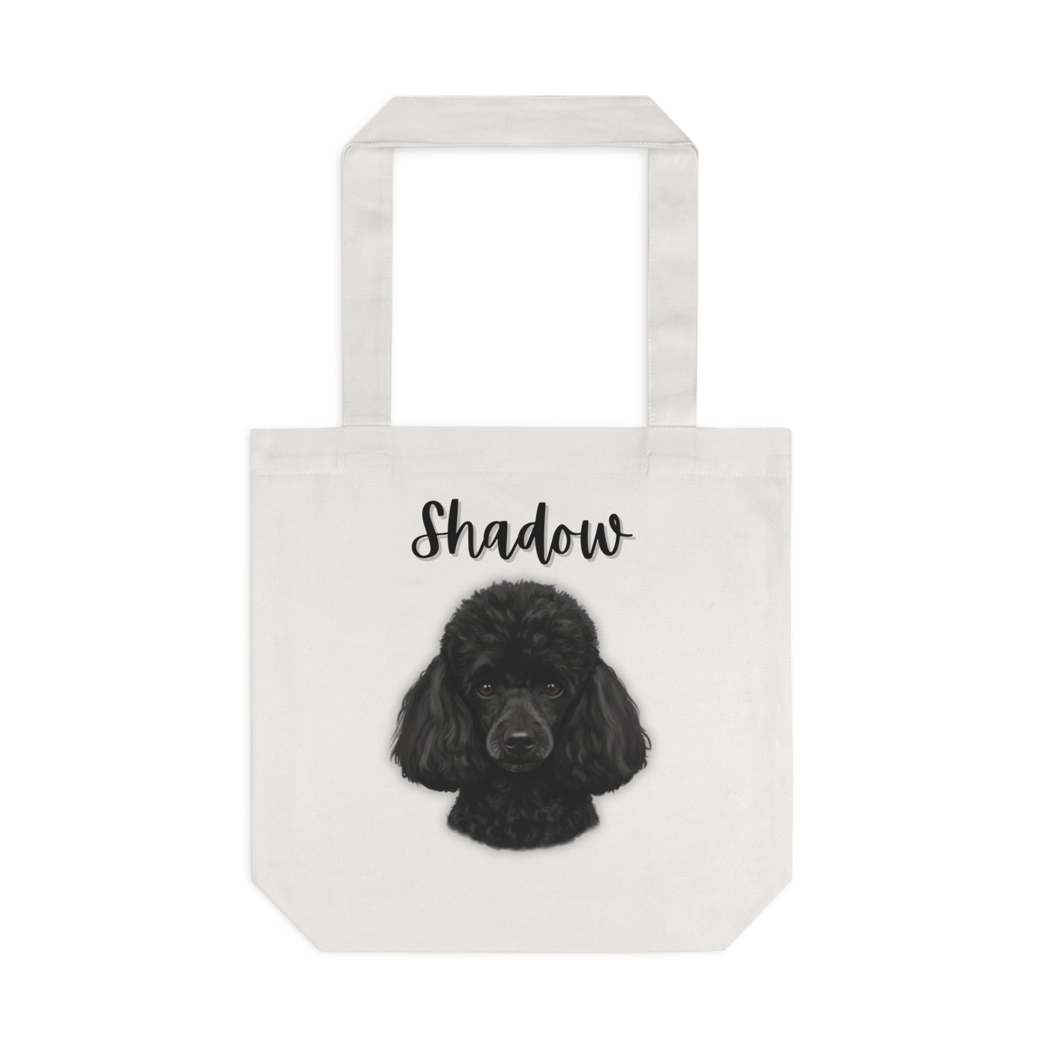 (Shadow) Personalized Dog Lover Tote Bag