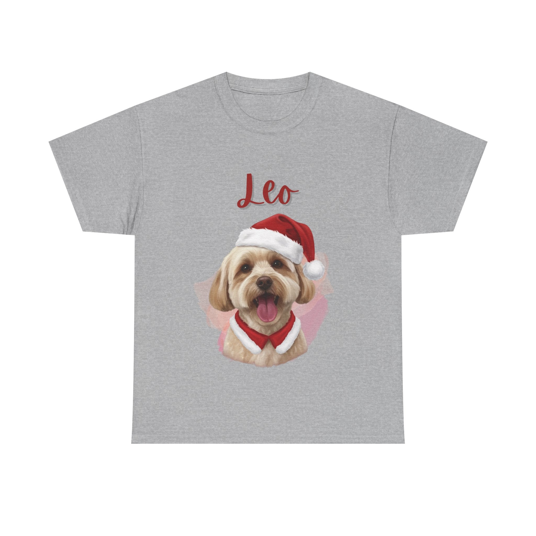 (Leo) Whimsical Dog Portrait Tee Shirt