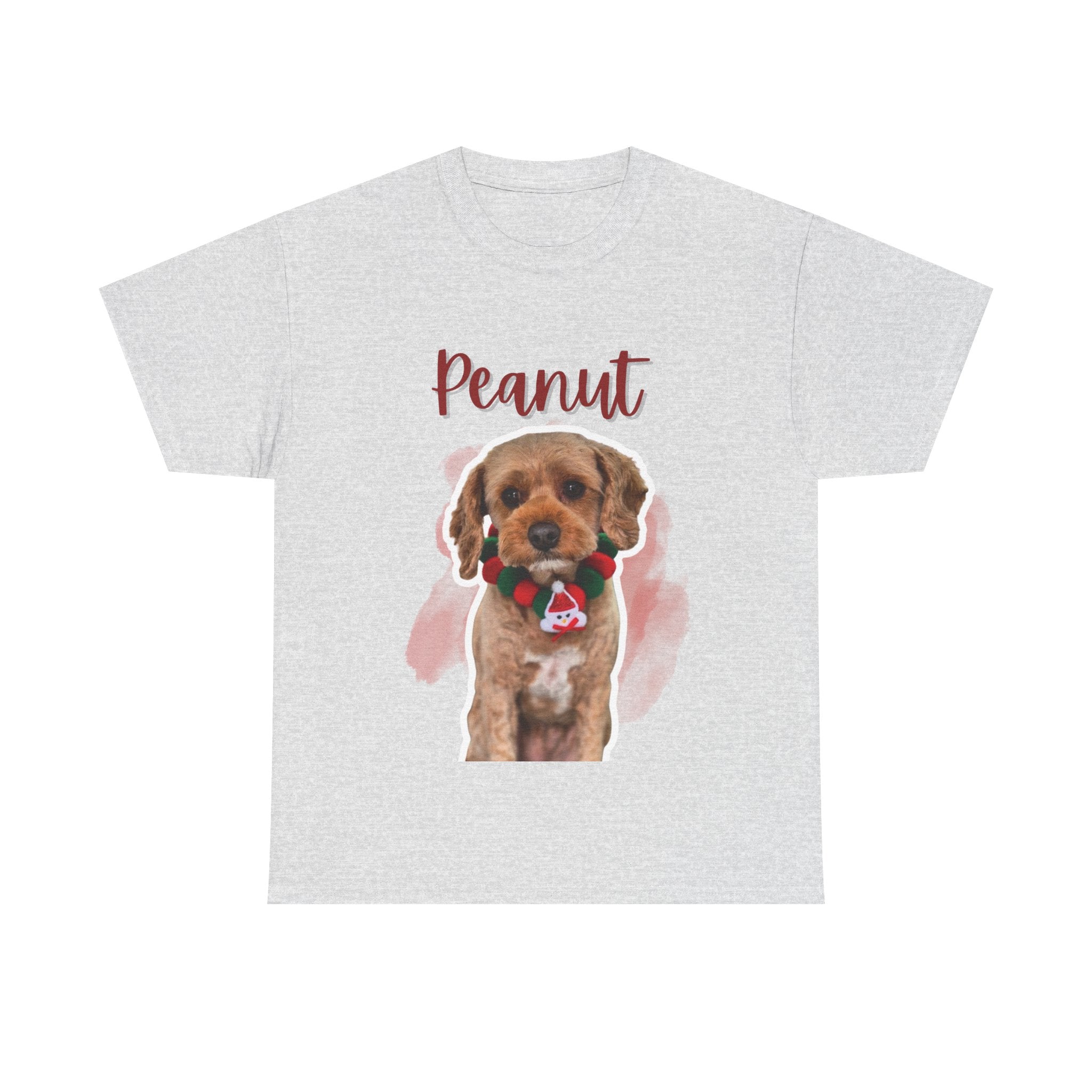 (Peanut) Whimsical Dog Portrait Tee Shirt
