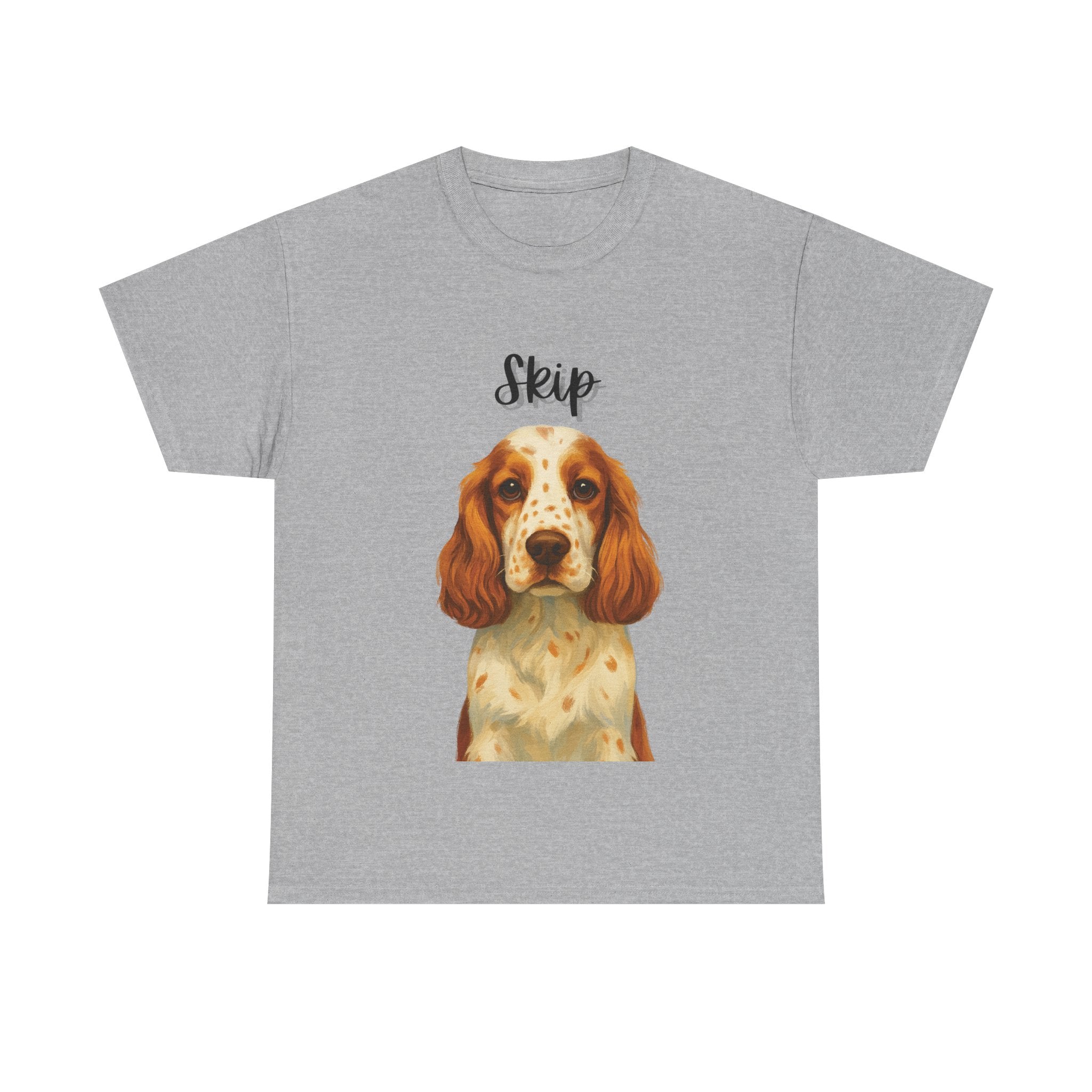 (Skip) Whimsical Dog Portrait Tee Shirt