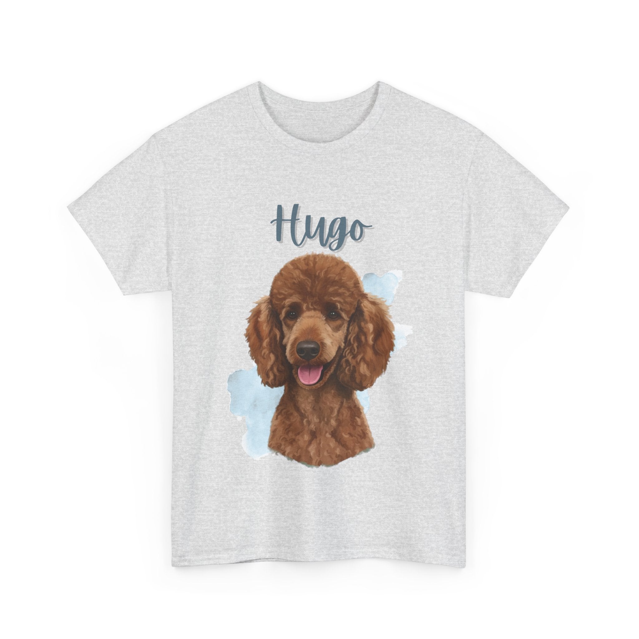(Hugo) Whimsical Dog Portrait Tee Shirt