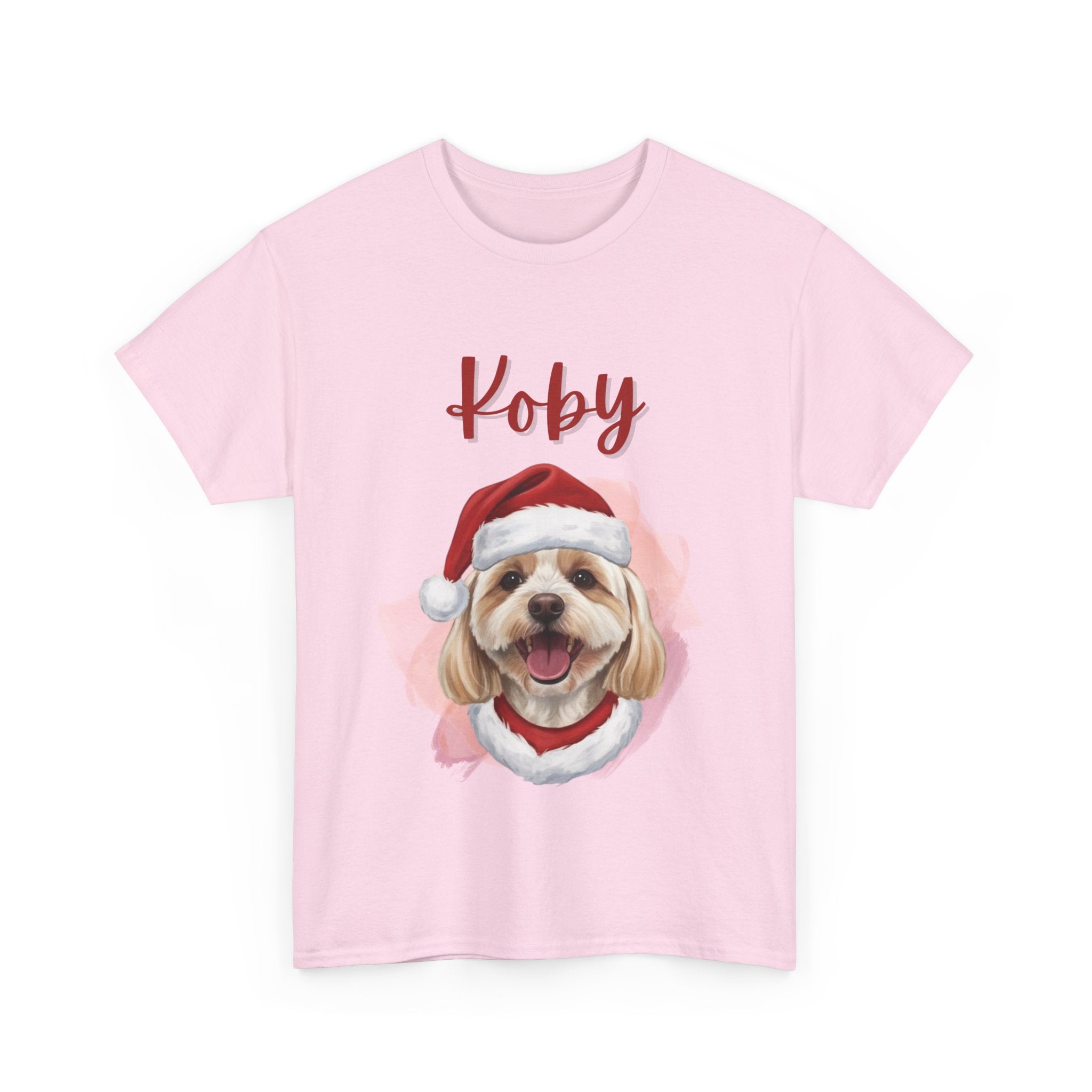 (Koby) Whimsical Dog Portrait Tee Shirt