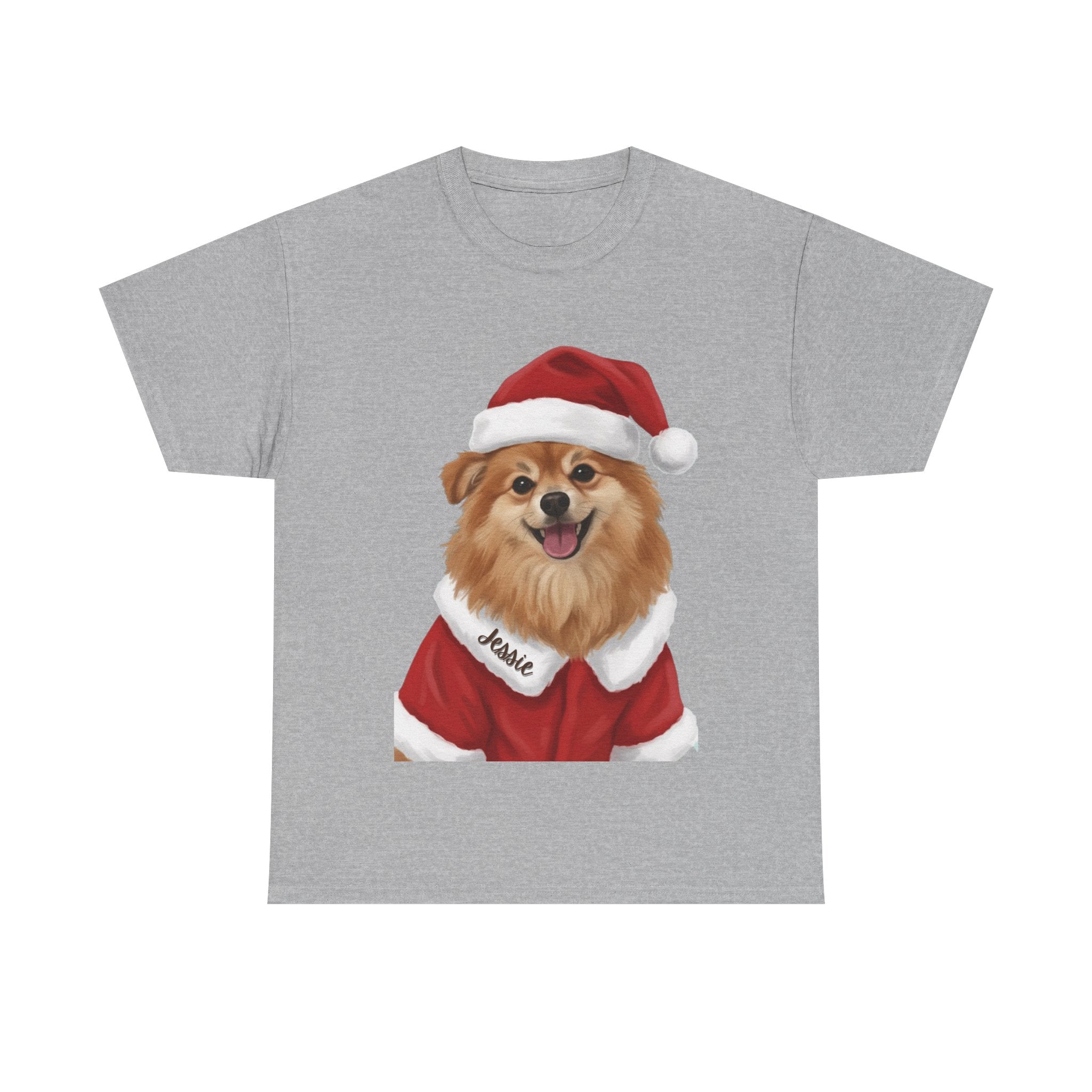 (Jessie) Whimsical Dog Portrait Tee Shirt